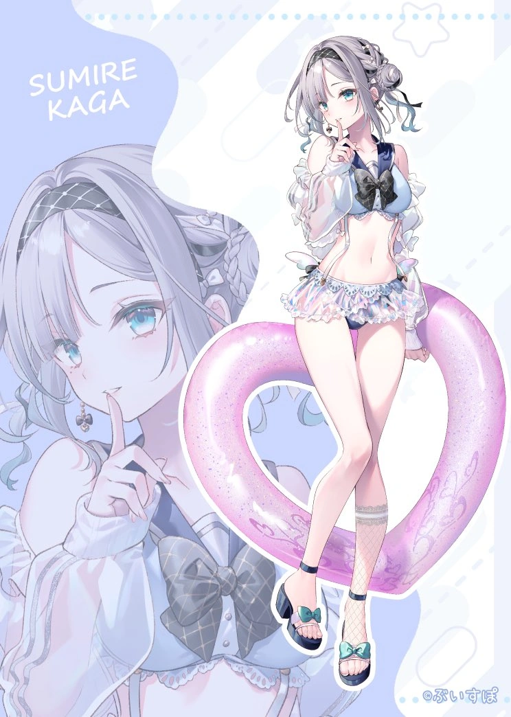 Summer Vacation Goods Illustration<br>by [https://x.com/rityulate/status/1819297095502934324/photo/1 Riichu]