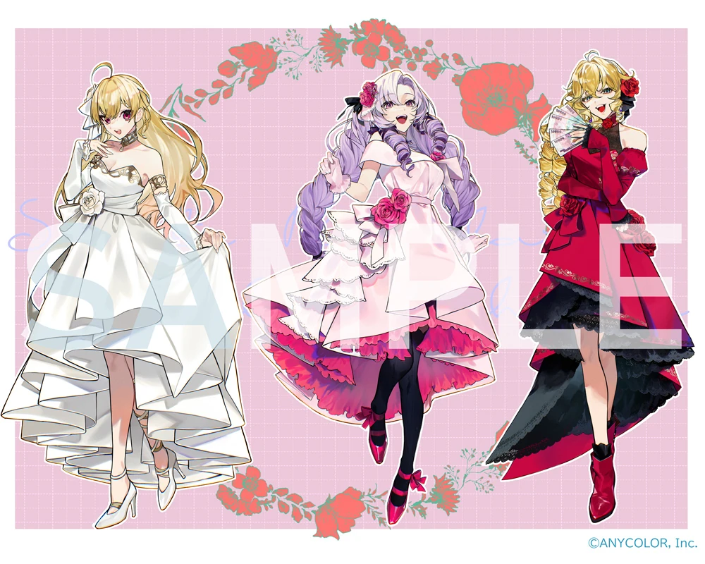 NIJISANJI Cafe in Sweets Paradise Illustration<br>by Chihiro Takita
