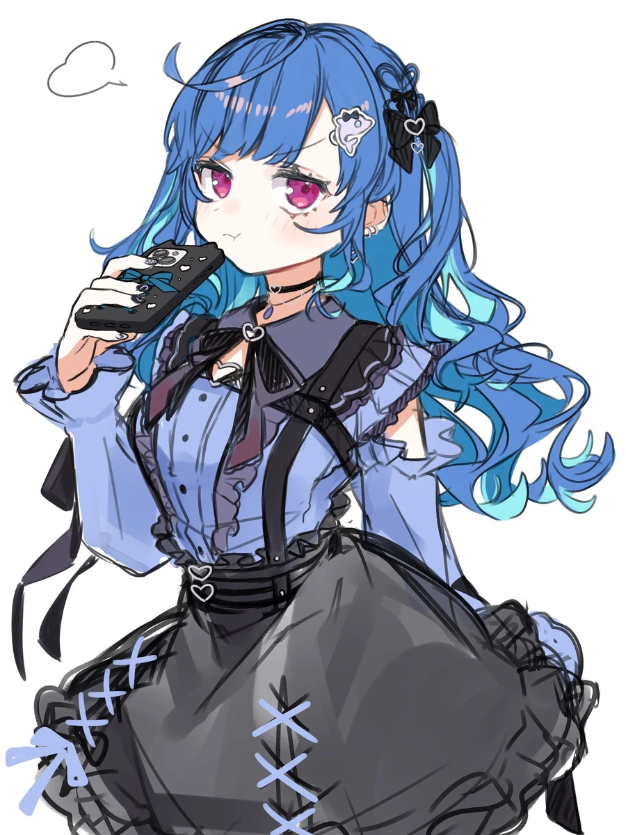 Jirai Kei Style Outfit Illustration<br>by Harunpi