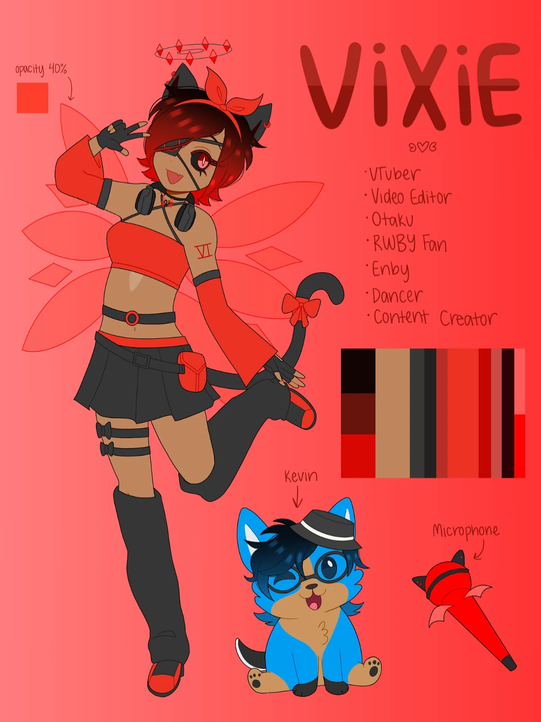 Vixie Character Sheet by ROSA