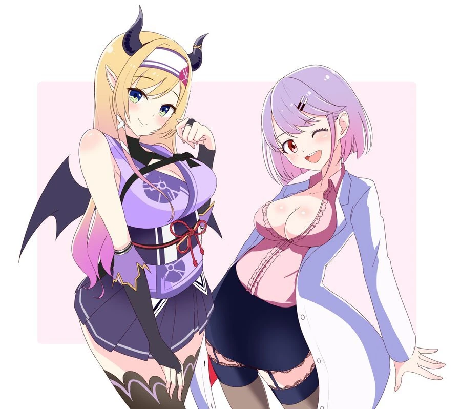 Yuzuki Choco and Asano Akane<br>by Asakura Blue