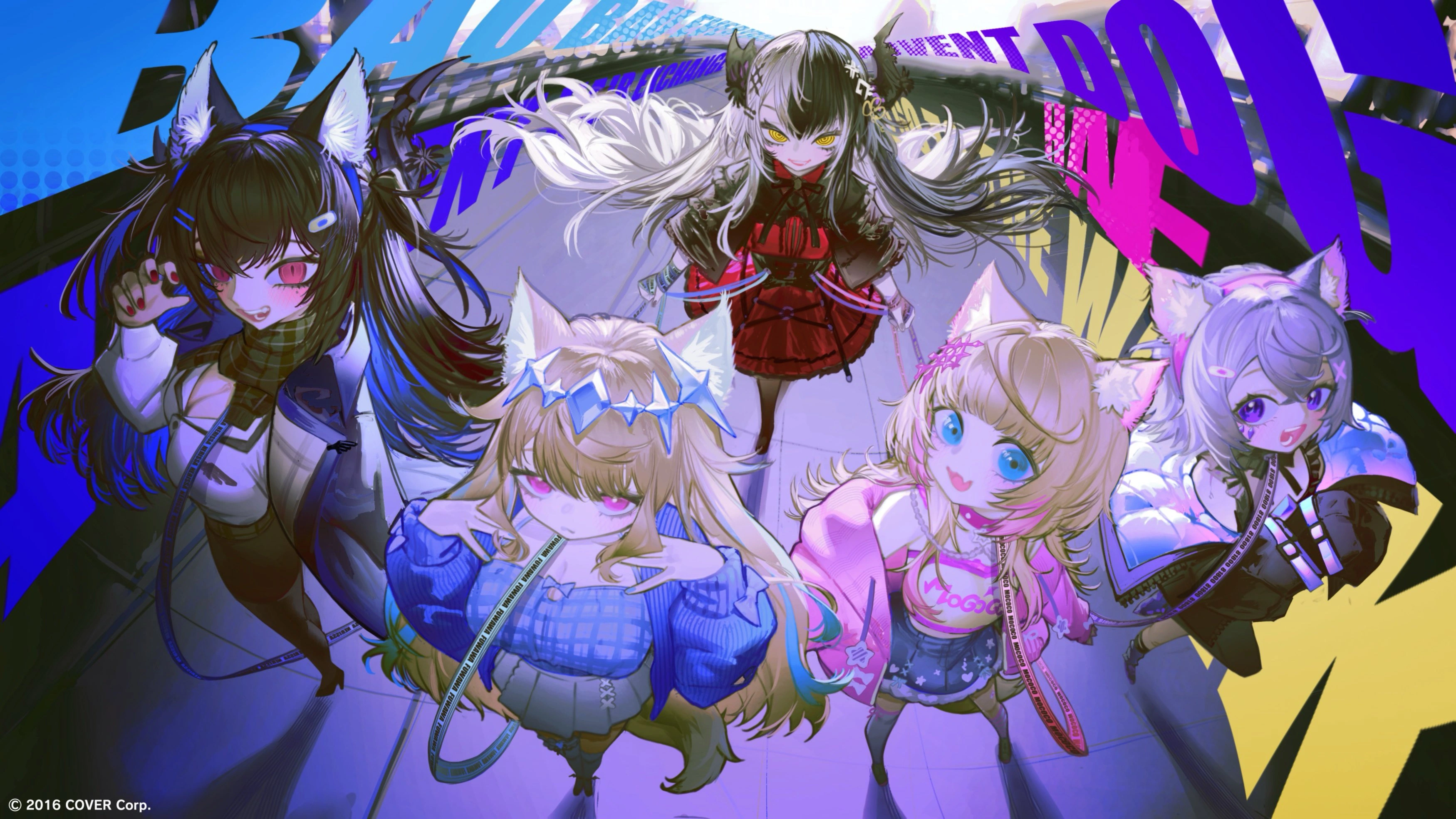 hololive English -Advent- Hairstyle Swap Illustration<br>by Pungson Mori