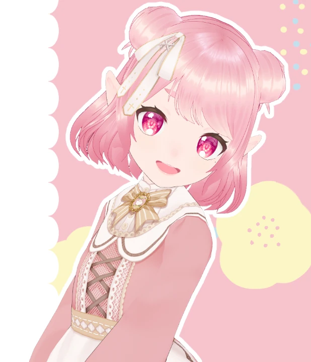 Pixal's old 3D model<br>by herself