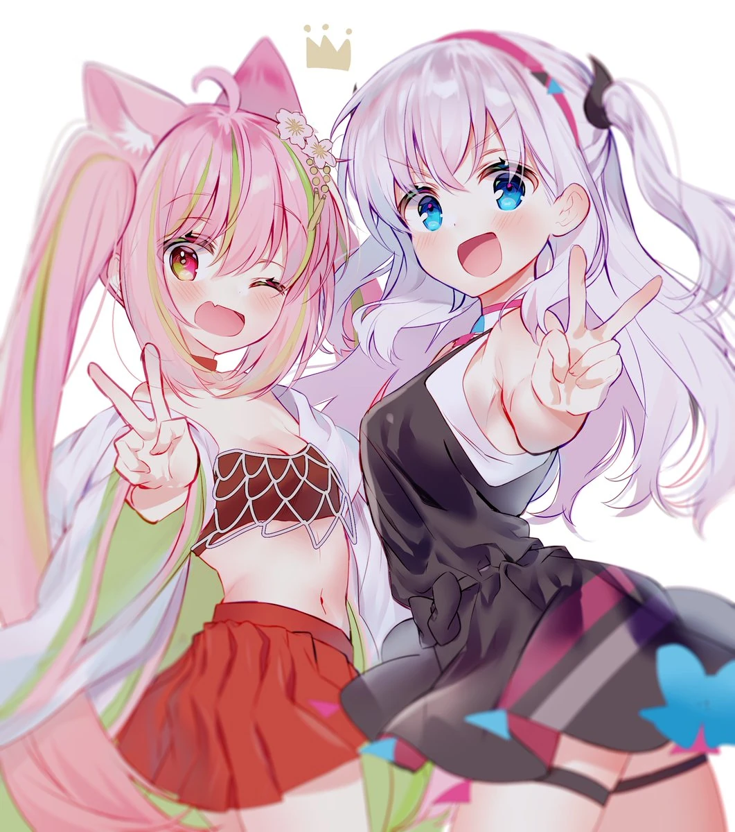 Sakuram Nana and Musubime Yui<br>by Kawachi Rin