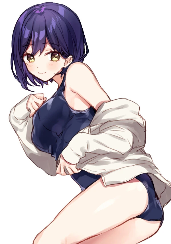 Shizuka Rin in Swimsuit by Yamabukiiro