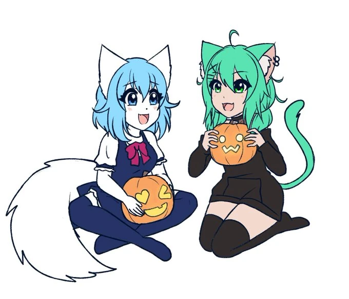 Wolfy and Momo
