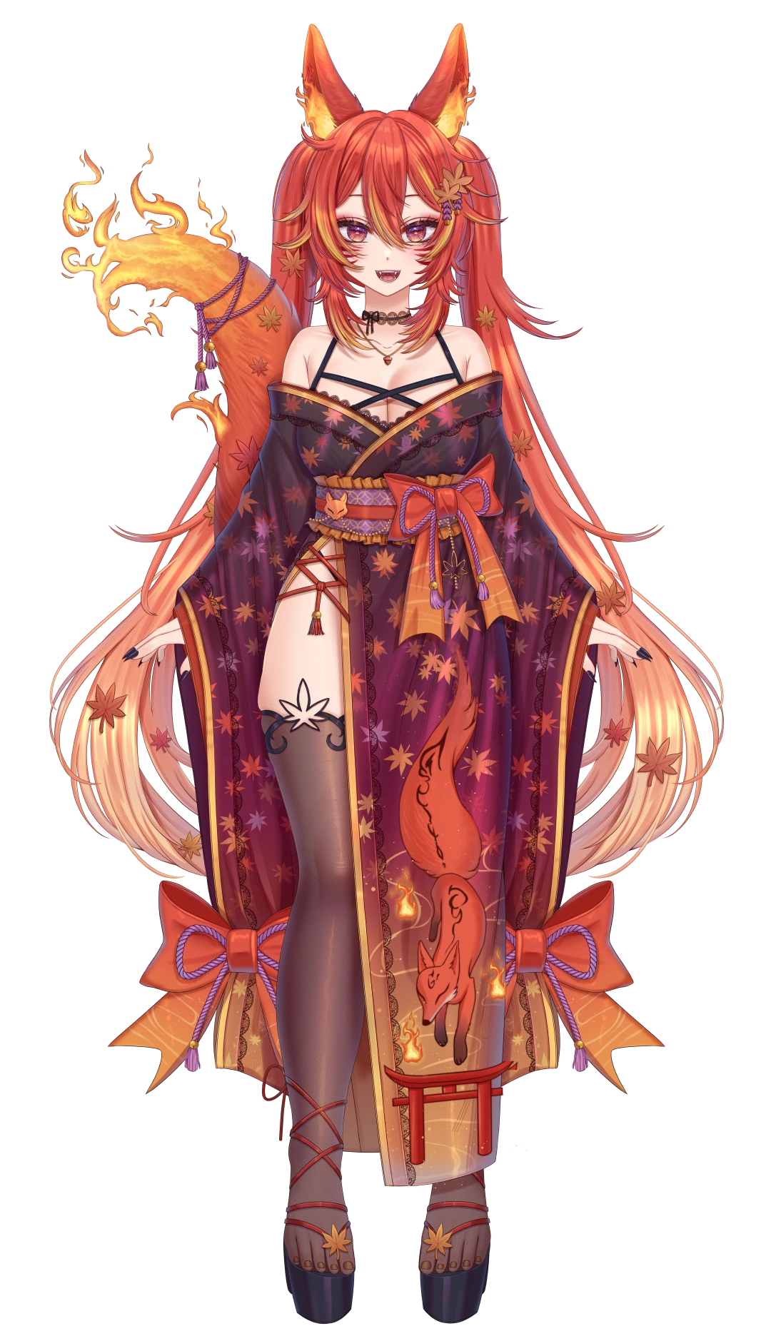 Full Body with Twin Tails