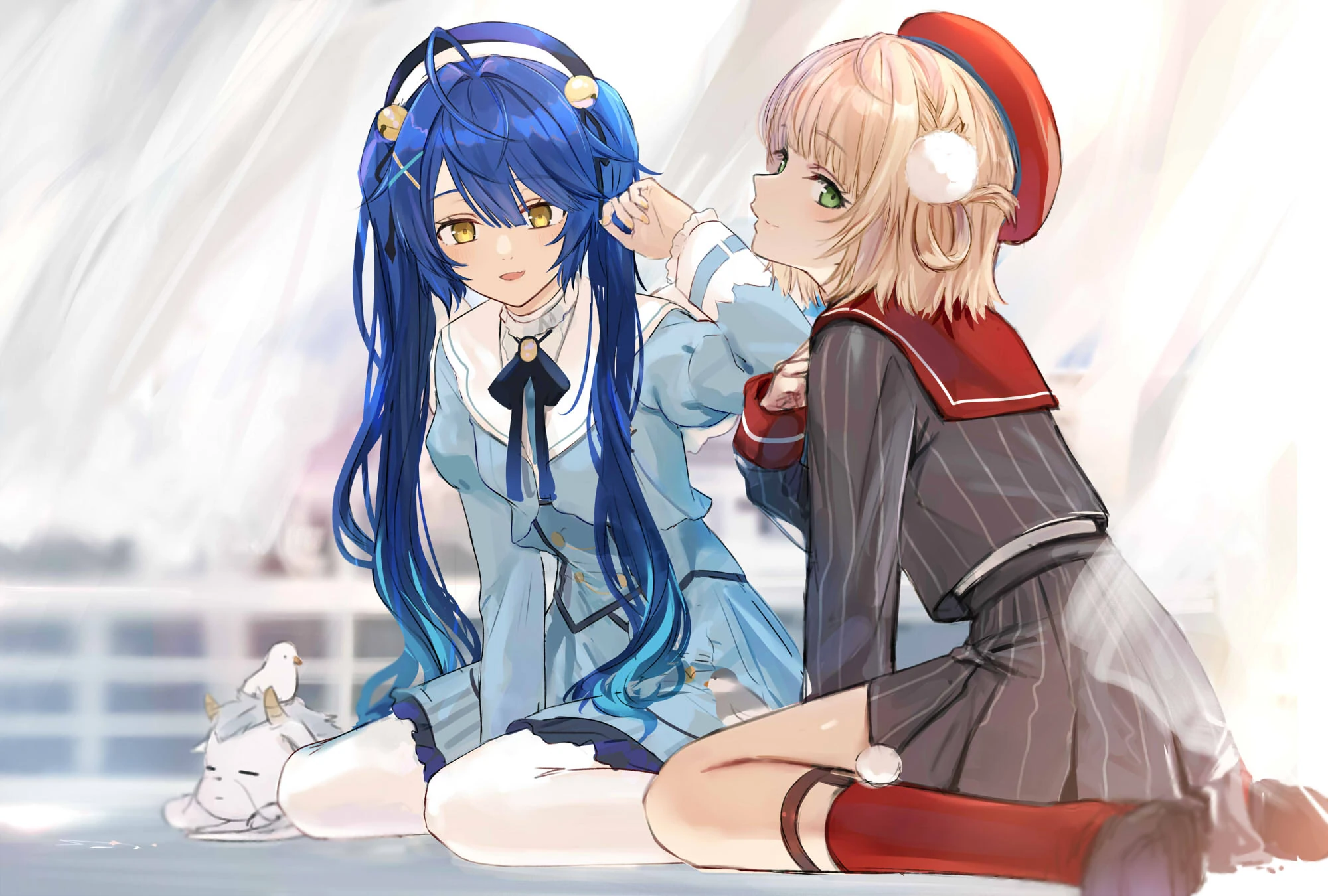 Amamiya Kokoro and Shigure Ui by Issiki