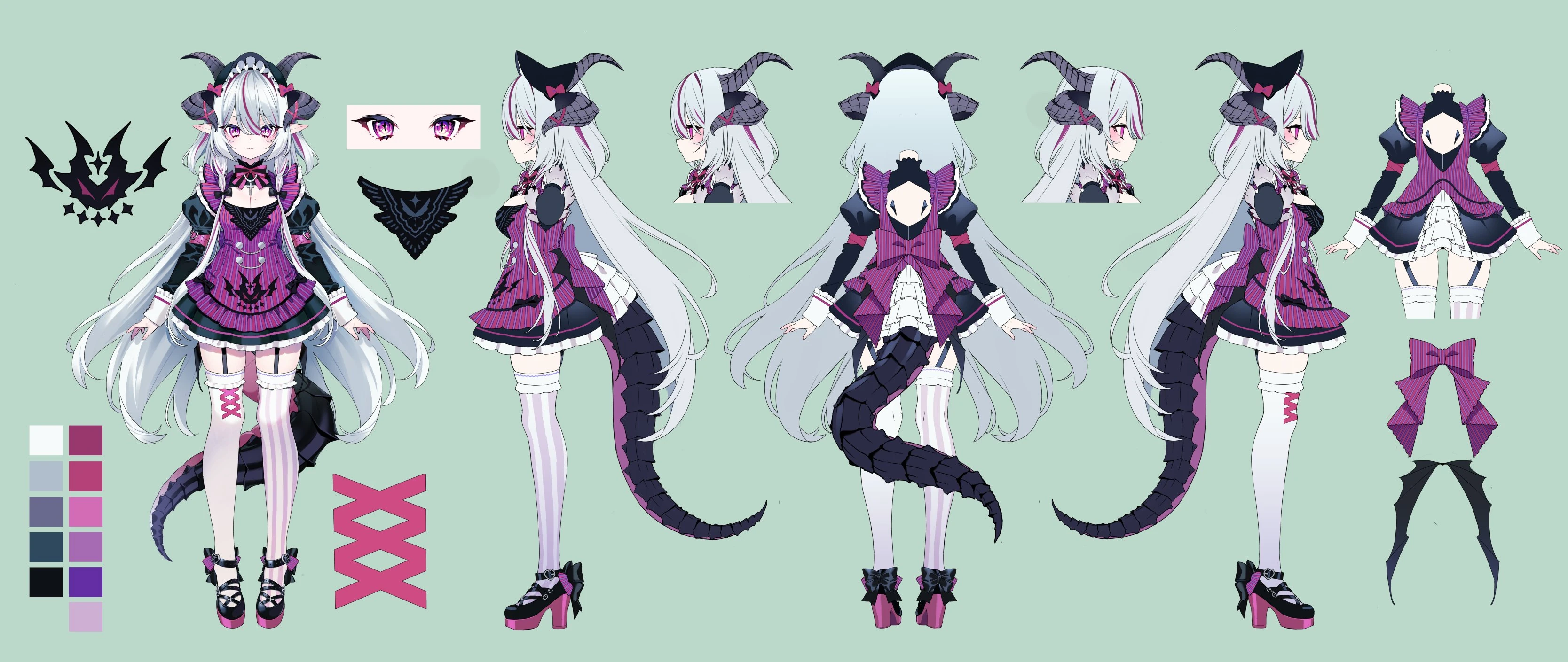 Reference sheet, drawn by Yamanasi Mikage