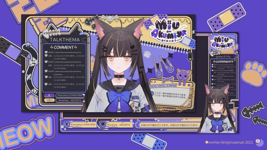 Stream Overlays by Tsukimachi