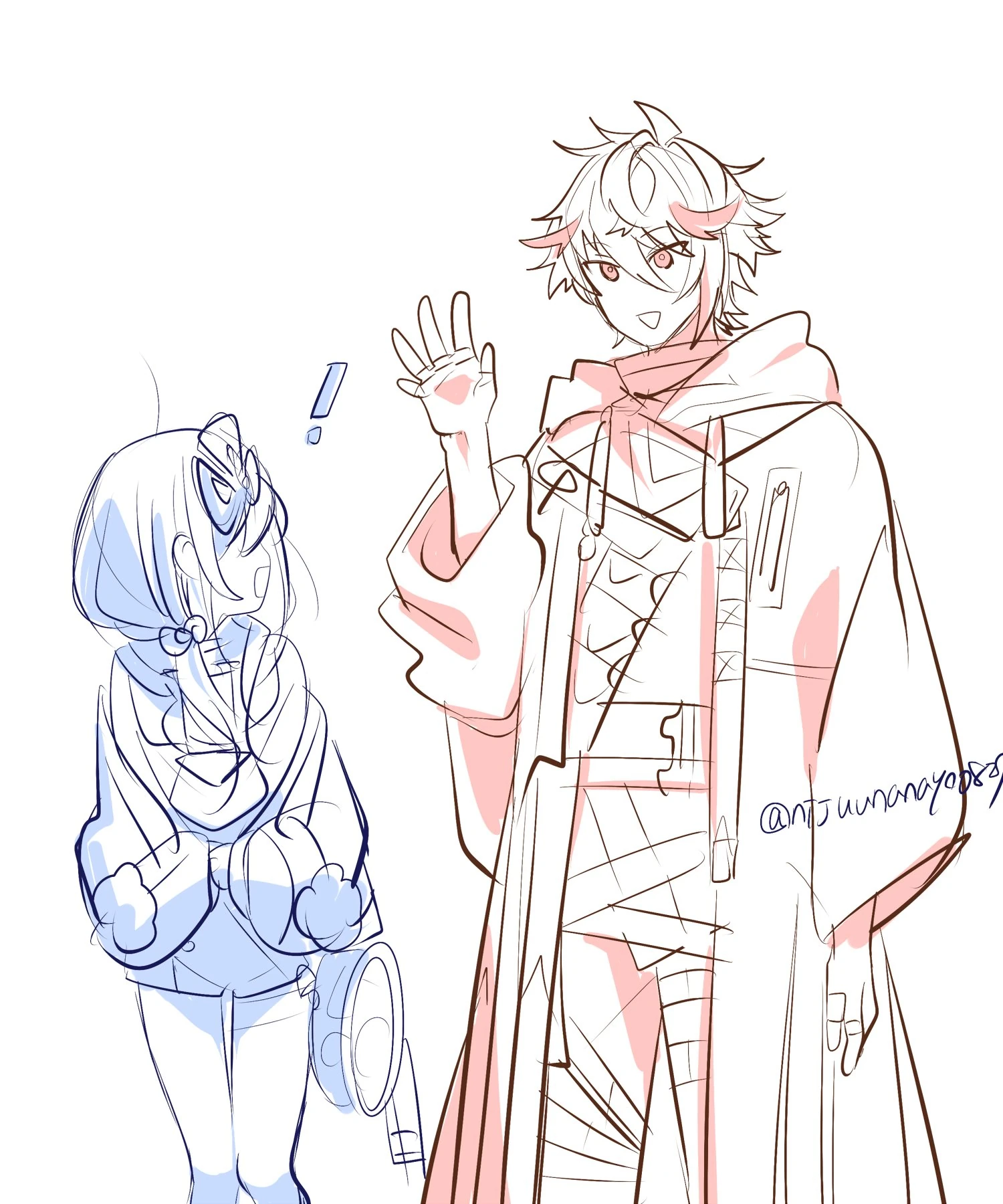 Seraph and Nei by Ninahachi