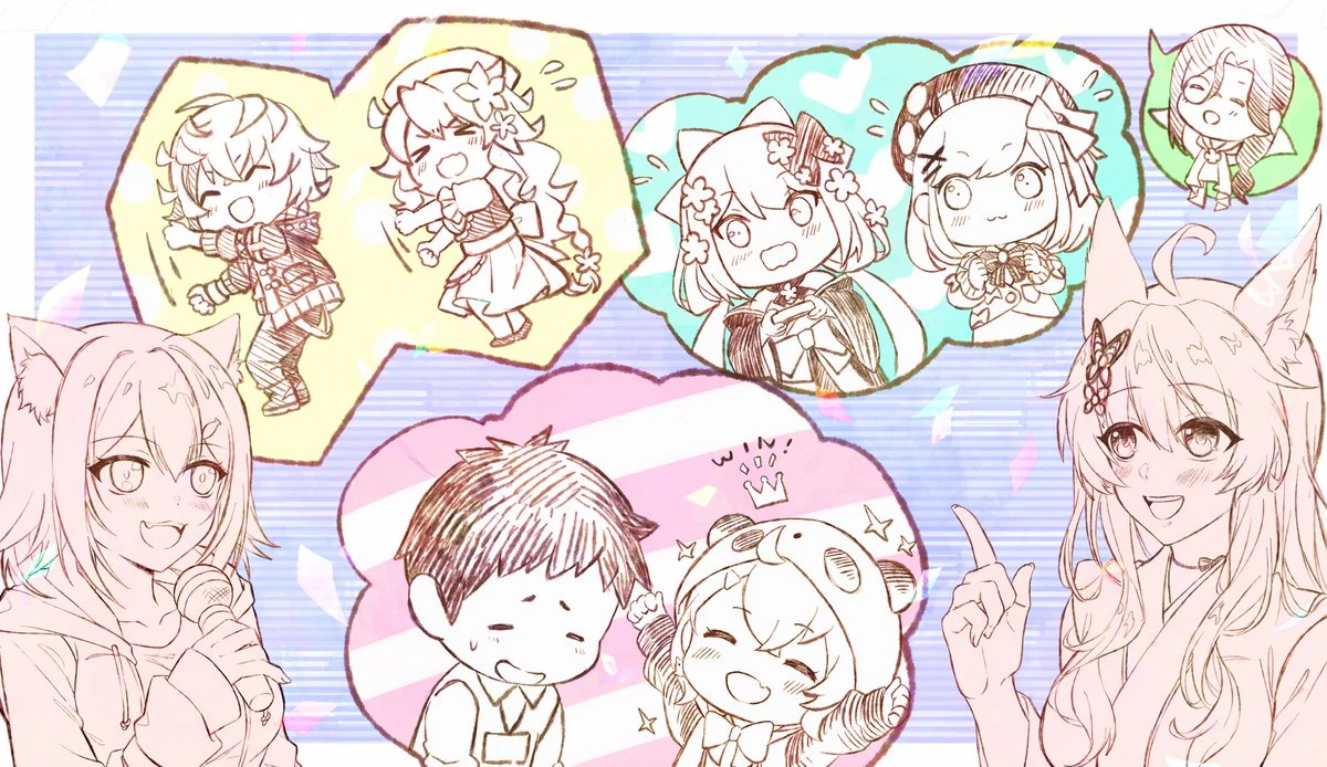 NijiFes 2021 Illustration by Tomatsukaze