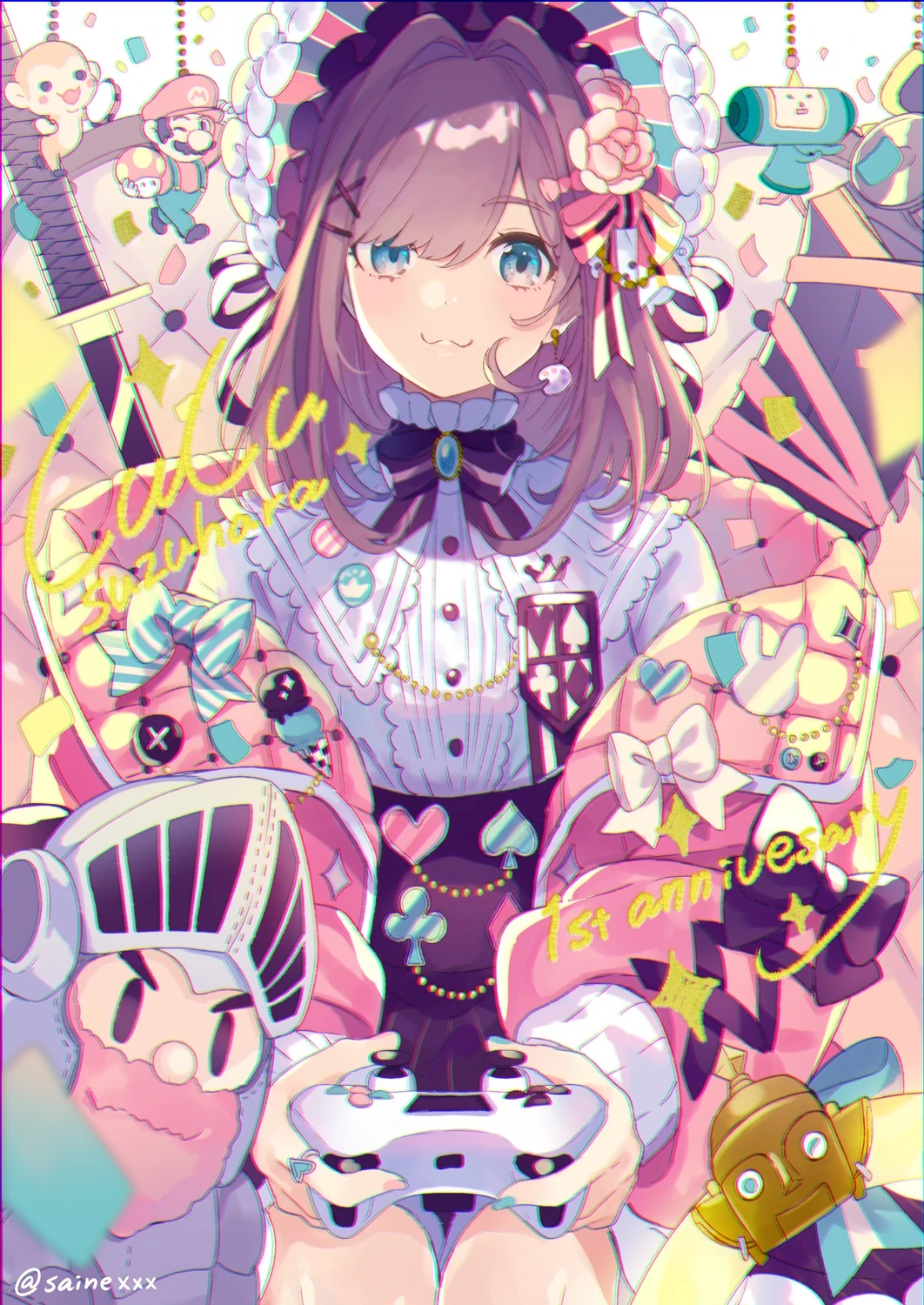 1st Anniversary Illustration by Saine