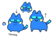 A Meganeko, as drawn by Blair Labri