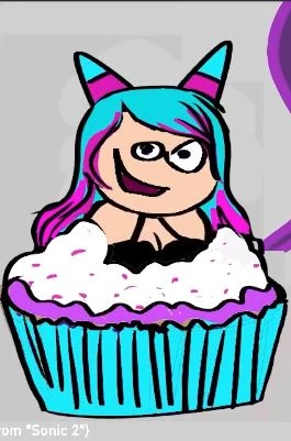 Silver in a cupcake by Melody