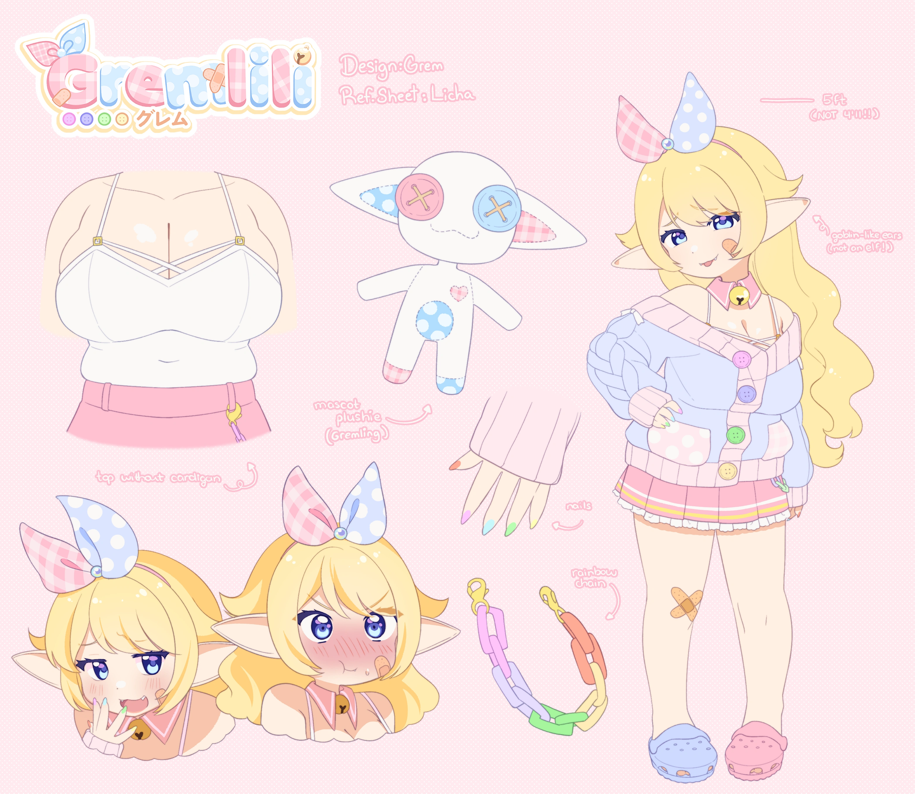 Grem Lili's official reference sheet