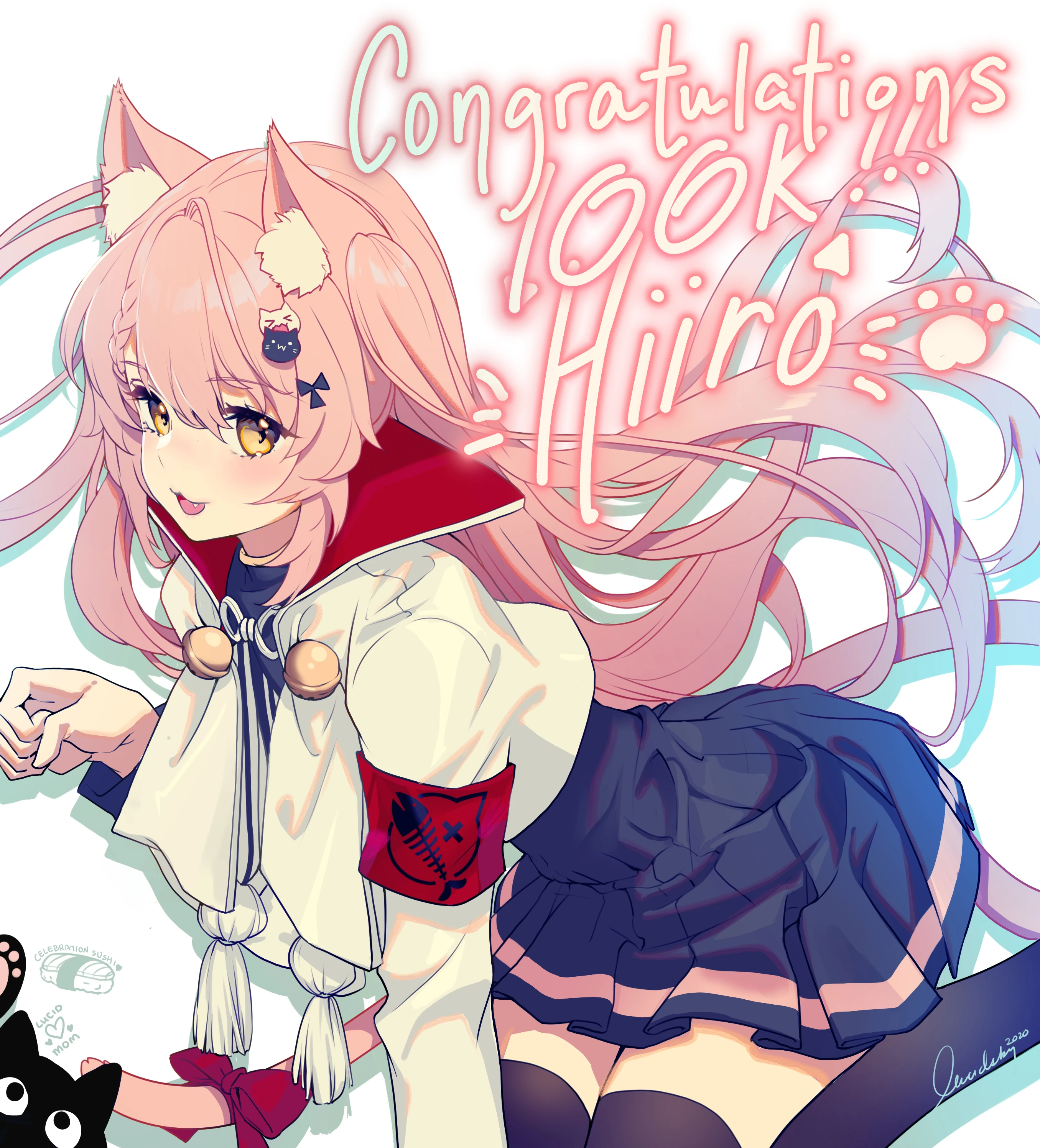 100k Bilibili Subscribers Commemorative Illustration by LucidSky