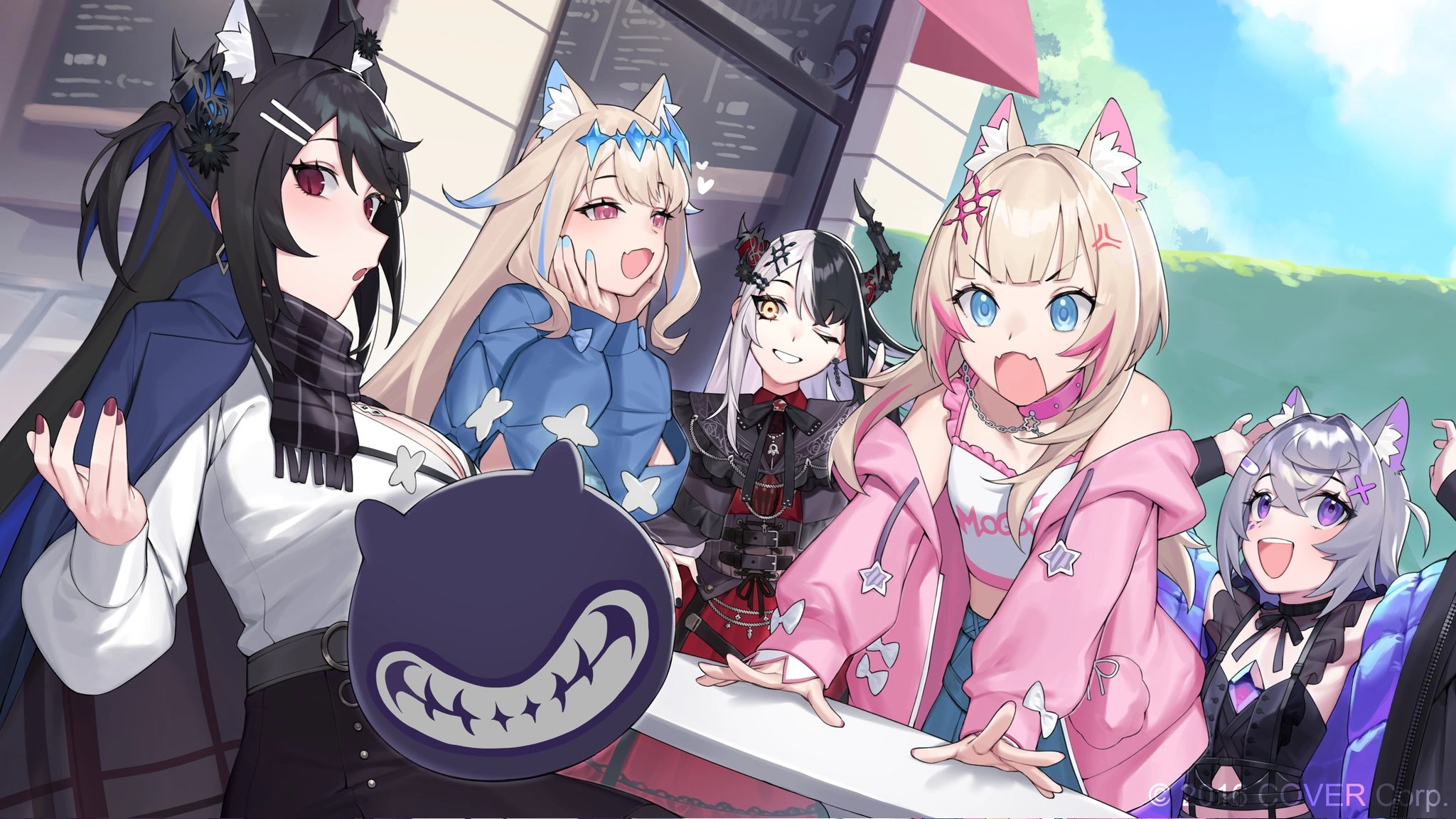 hololive English -Advent- Hairstyle Swap Illustration<br>by DasDokter