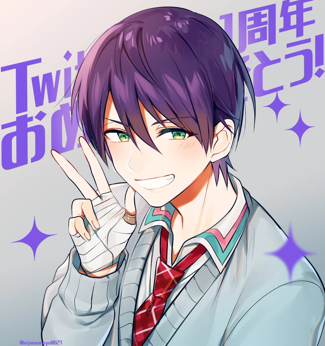 Twitter 1st Anniversary Illustration<br>by Ninahachi