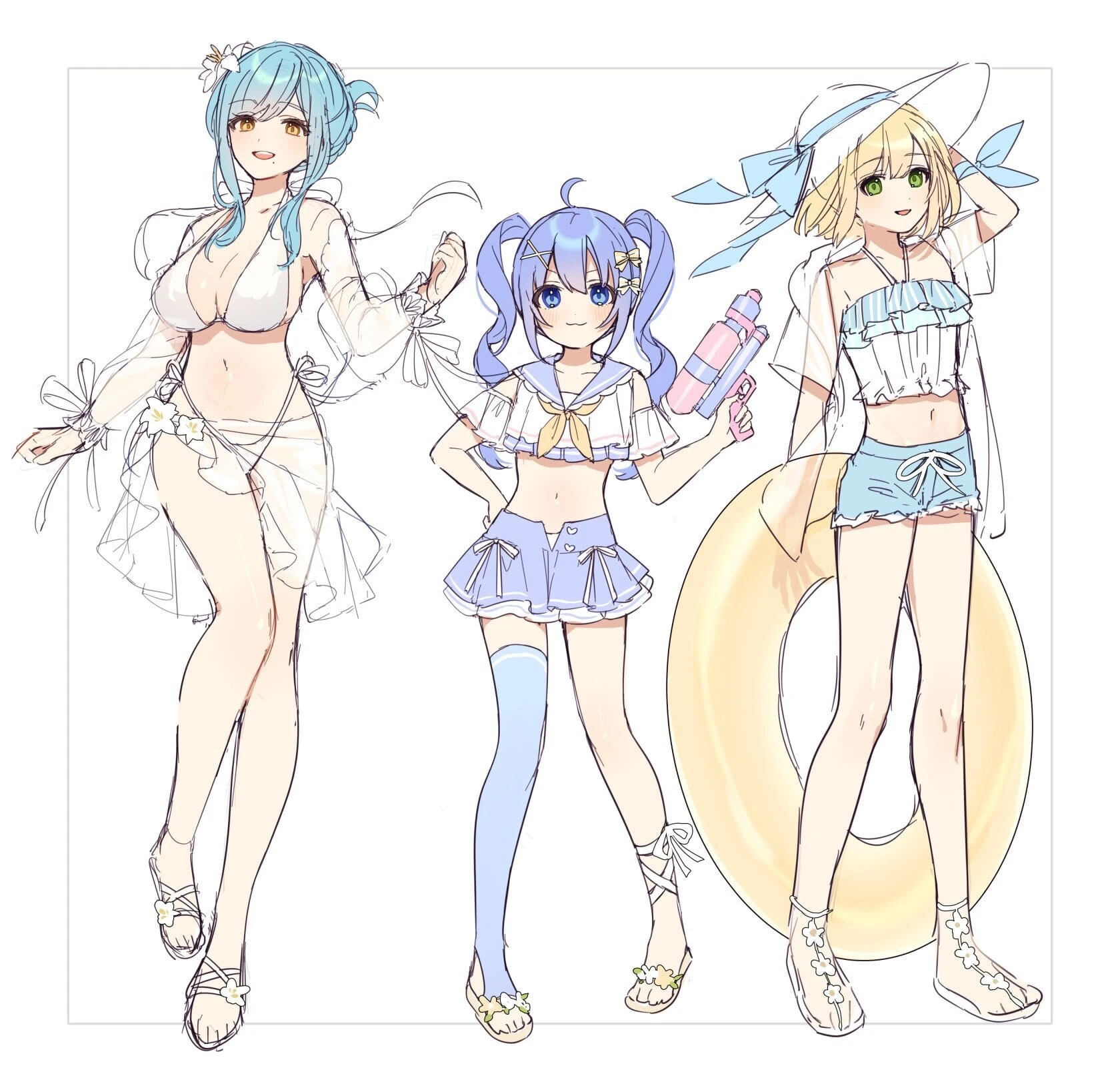 Mohosuzu Summer Concept Outfits<br>by Karokuchitose