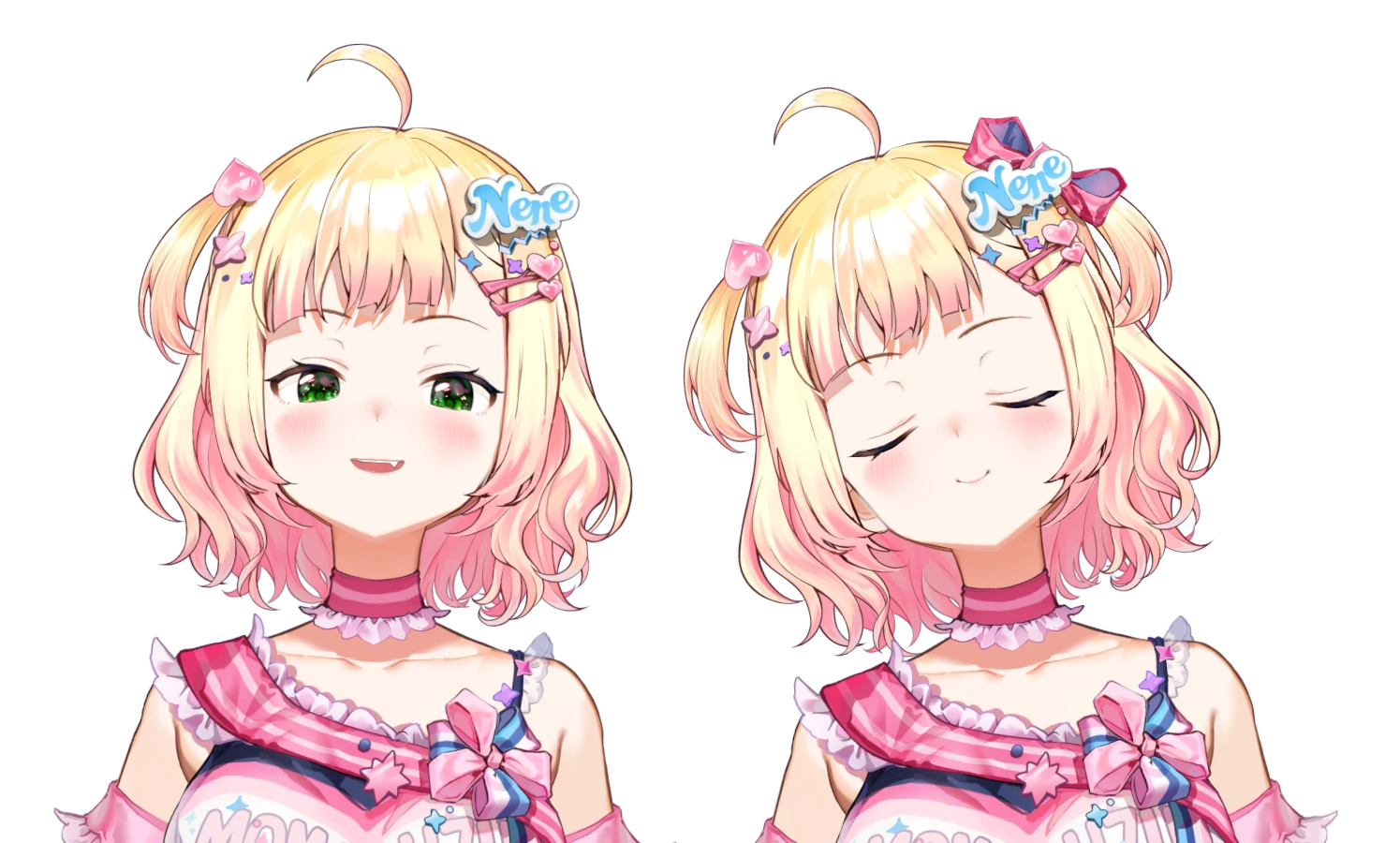 Short Hairstyle and Ribbon