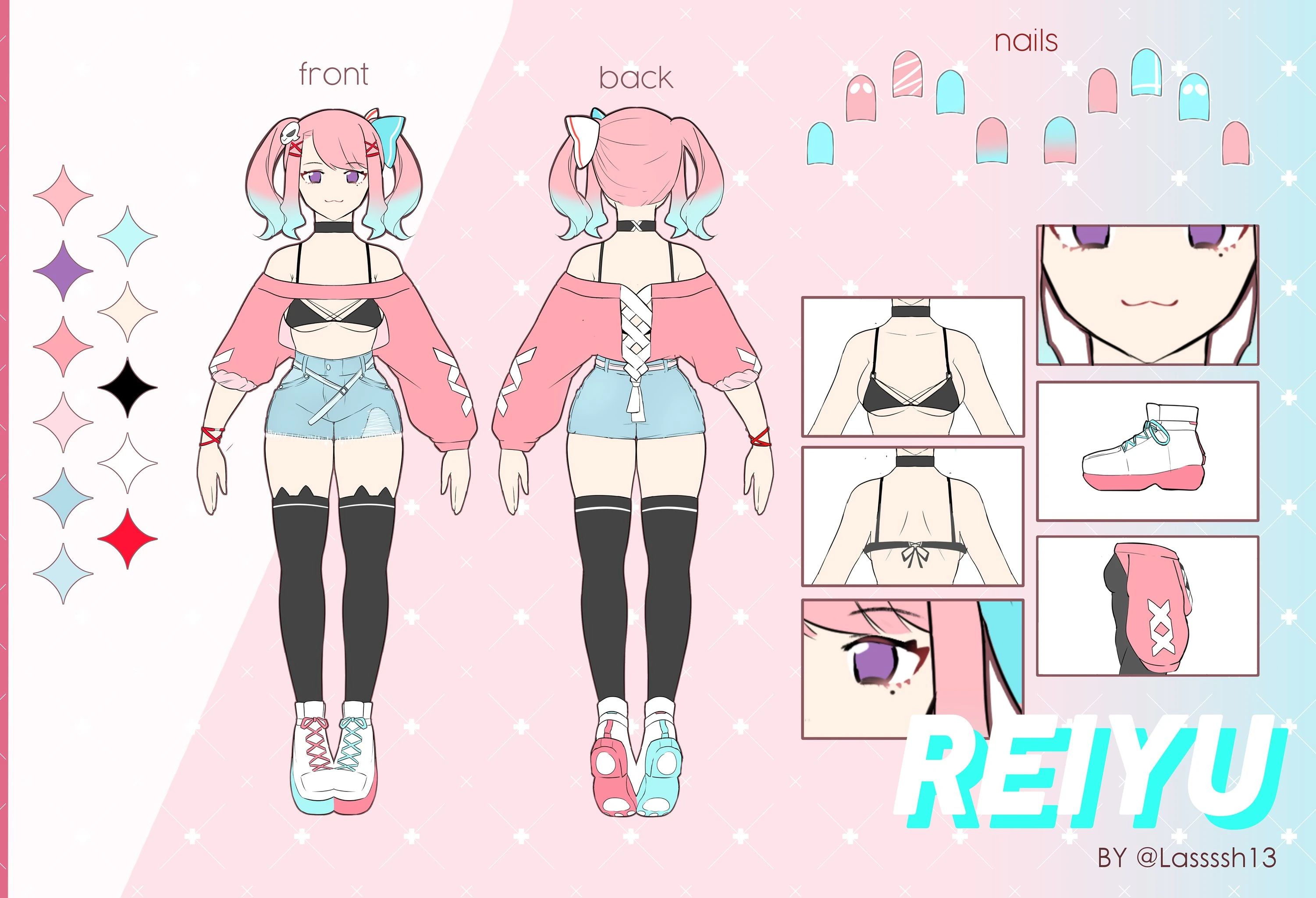Casual Reiyu Reference Sheet