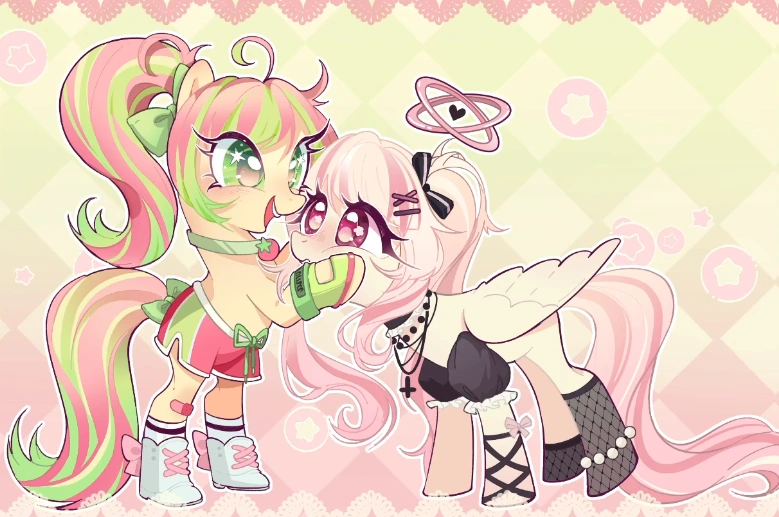 Suko and Toma as MLP OCs