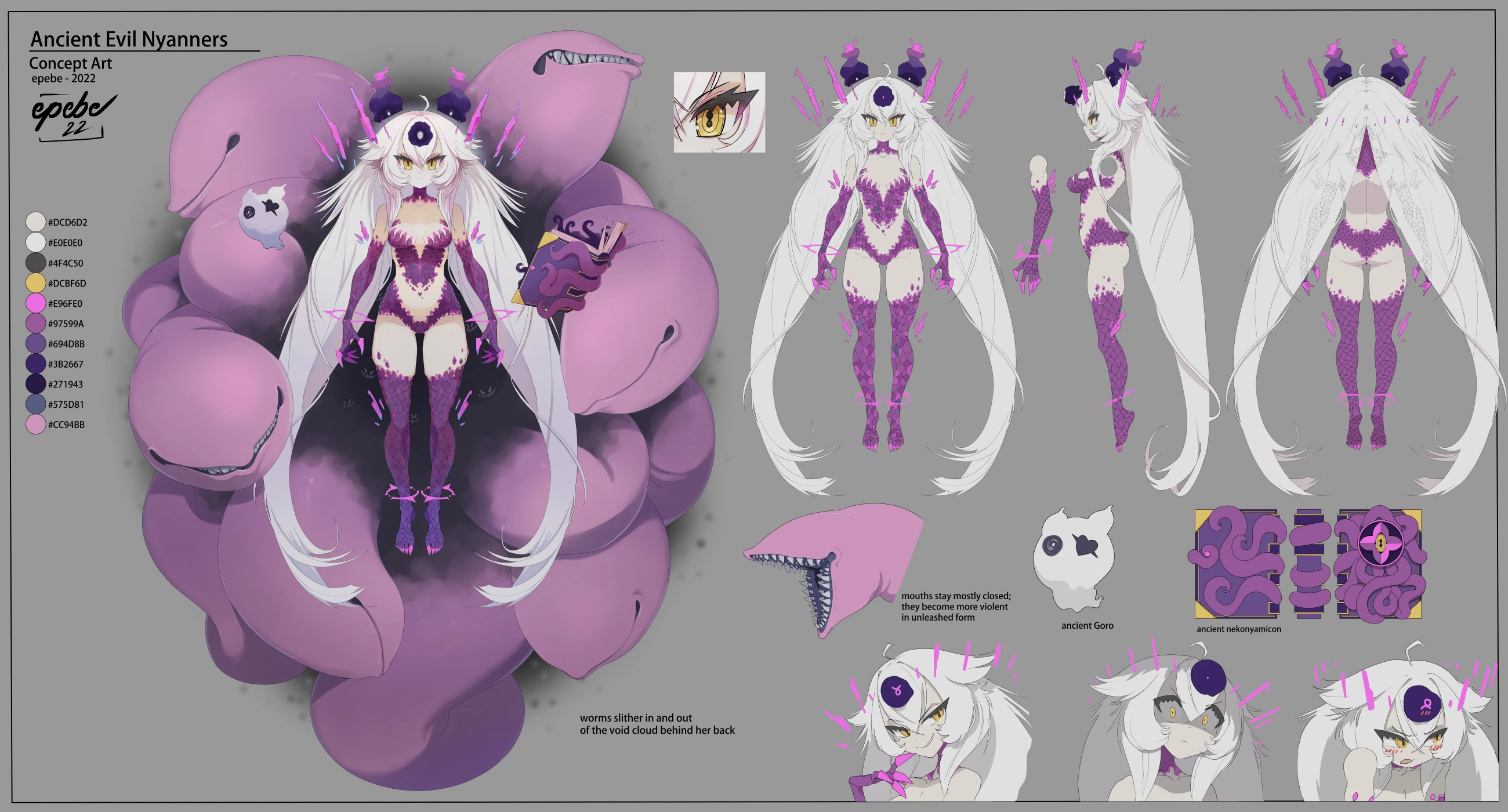 Anicient Evil Nyanners Concept Art by epebe