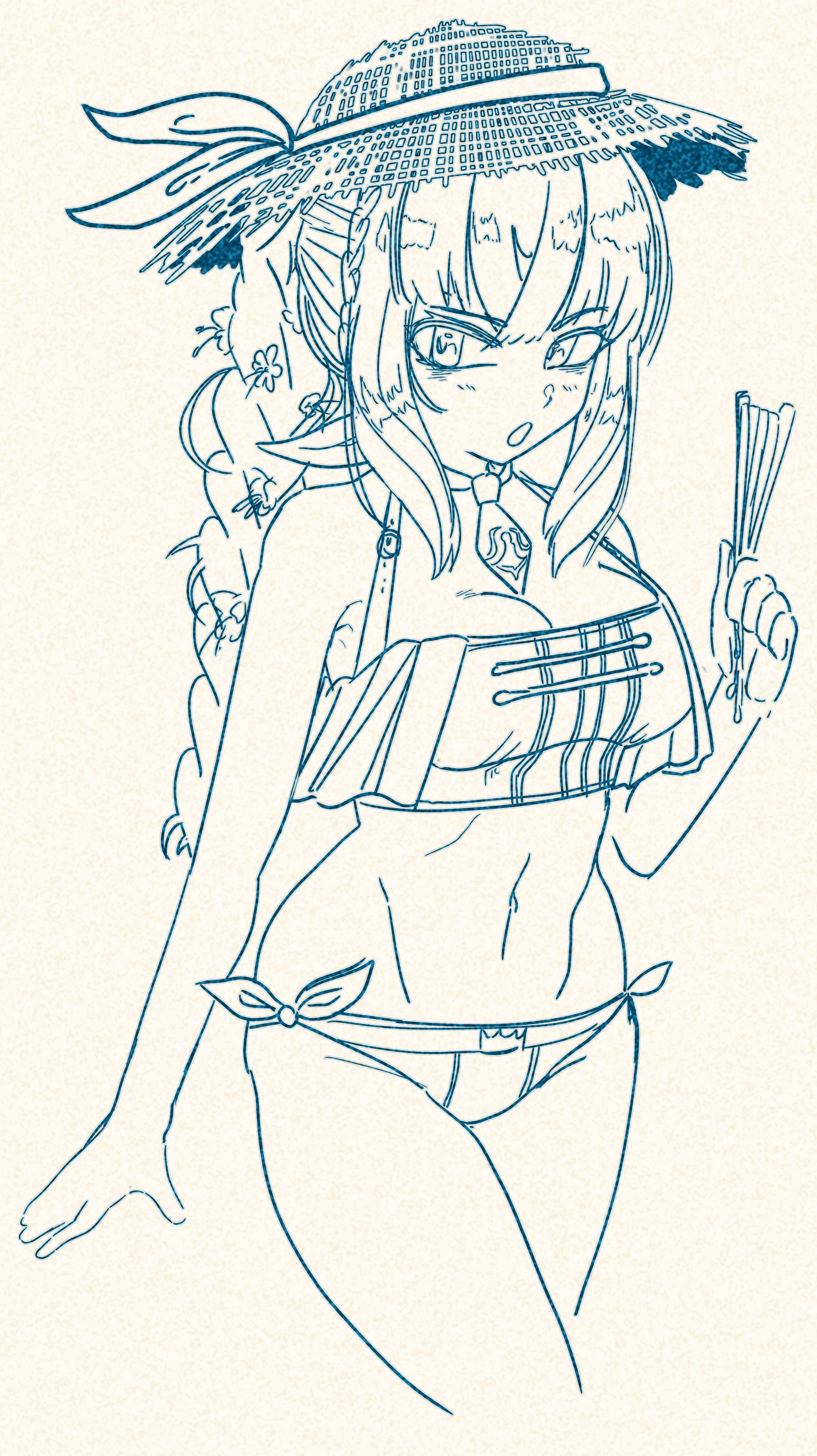 Bikini sketch<br>by Sava Safari