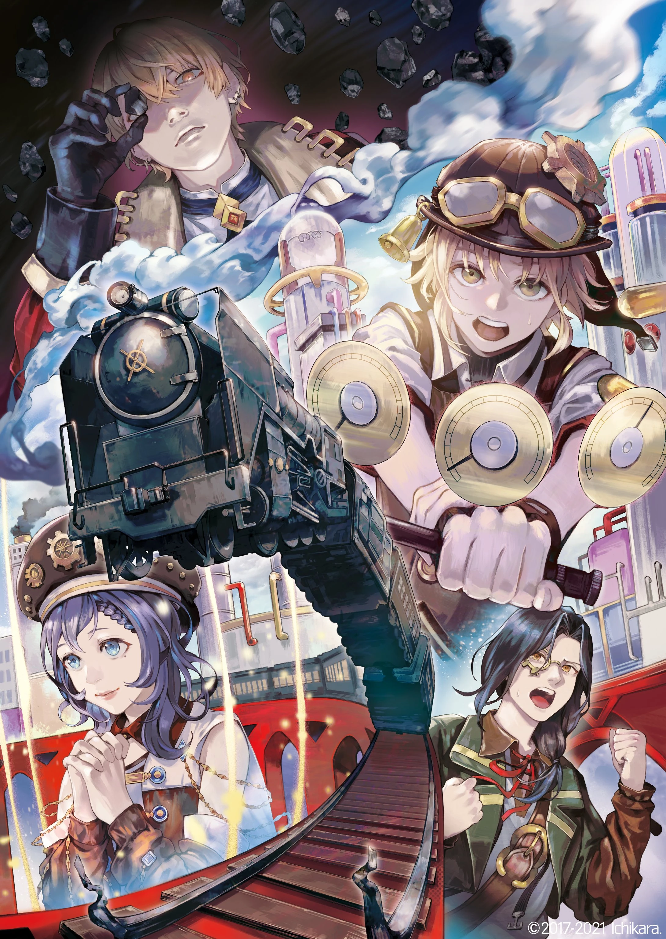 Illustration for the voice drama "Kurogane no Folklore"<br>by 9ba Melo