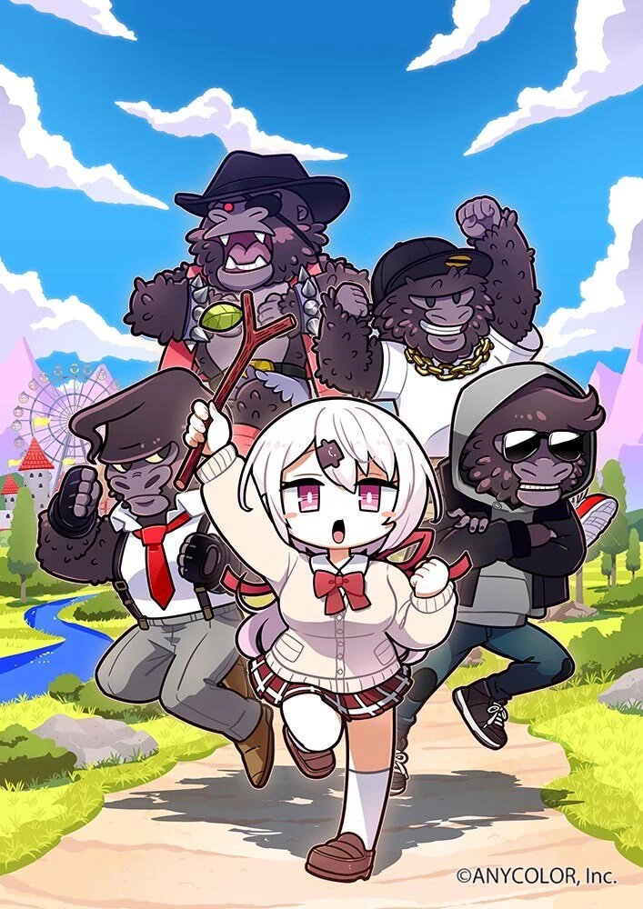 First Fan Meeting "Goriland" Illustration<br>by U井T吾