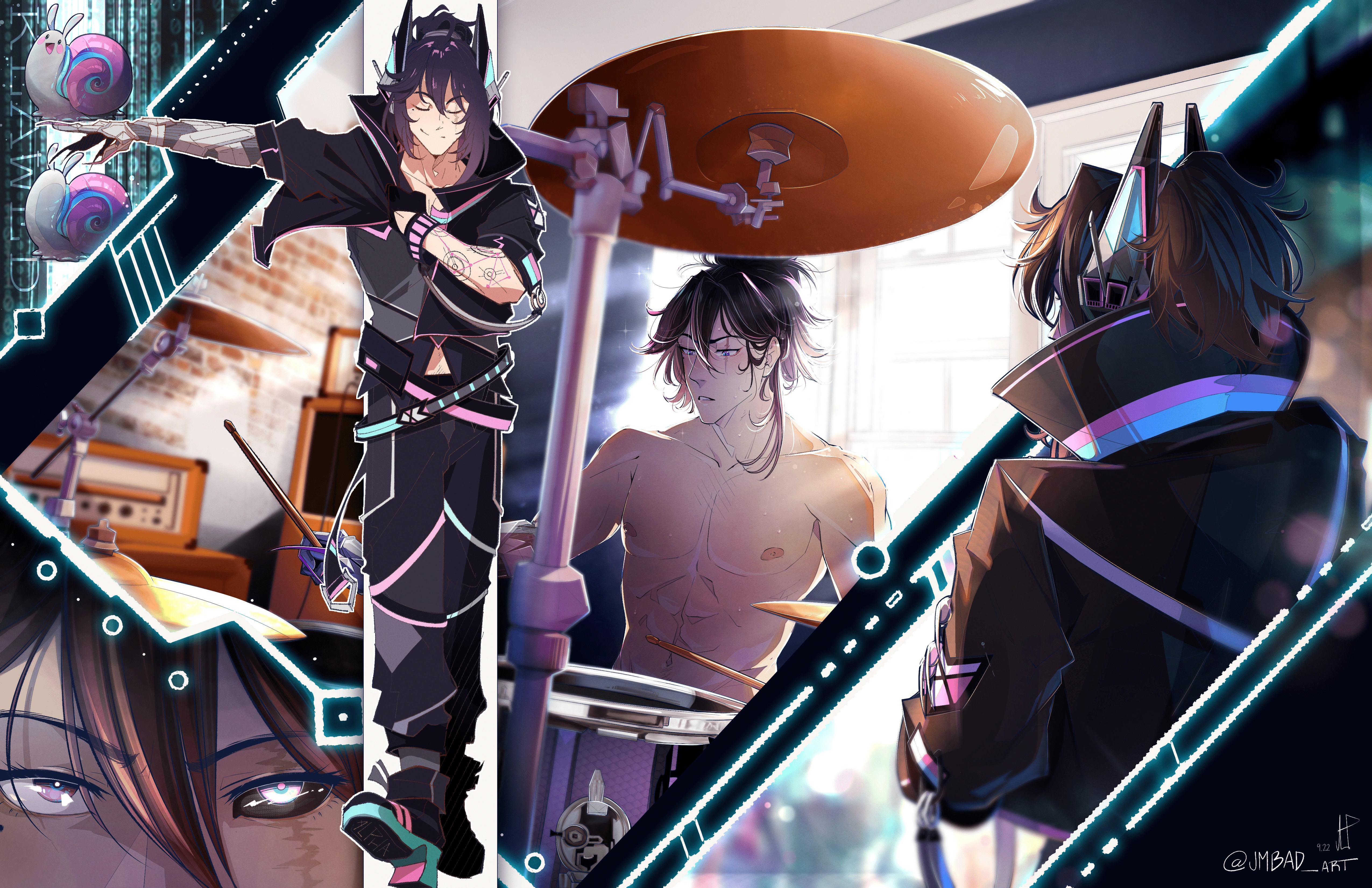 Alpha's official character reference sheet