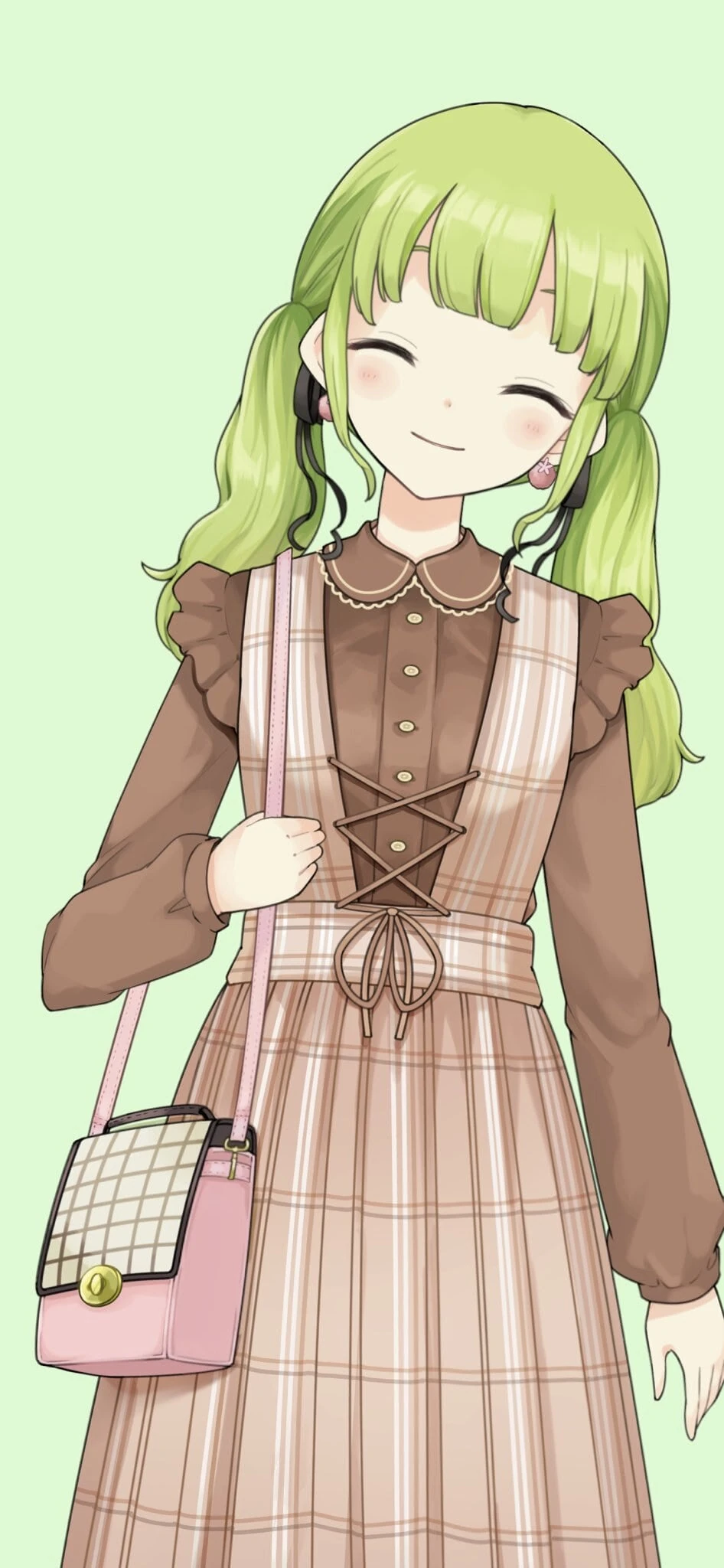 Private Clothes Without Beret and Knit Cardigan