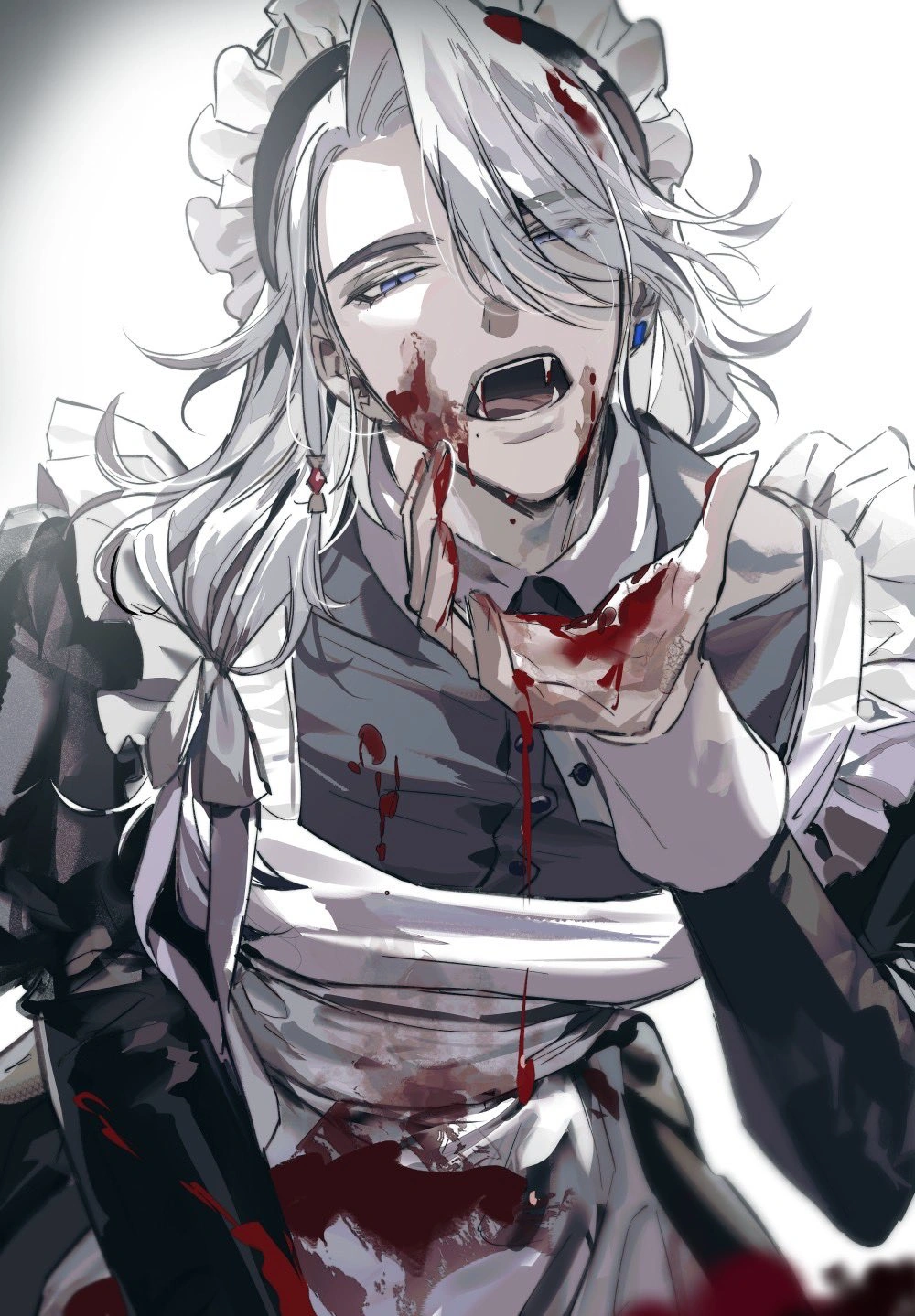 Shiro Leon by [https://twitter.com/yala1453/status/1776568850433167590 Dajie]