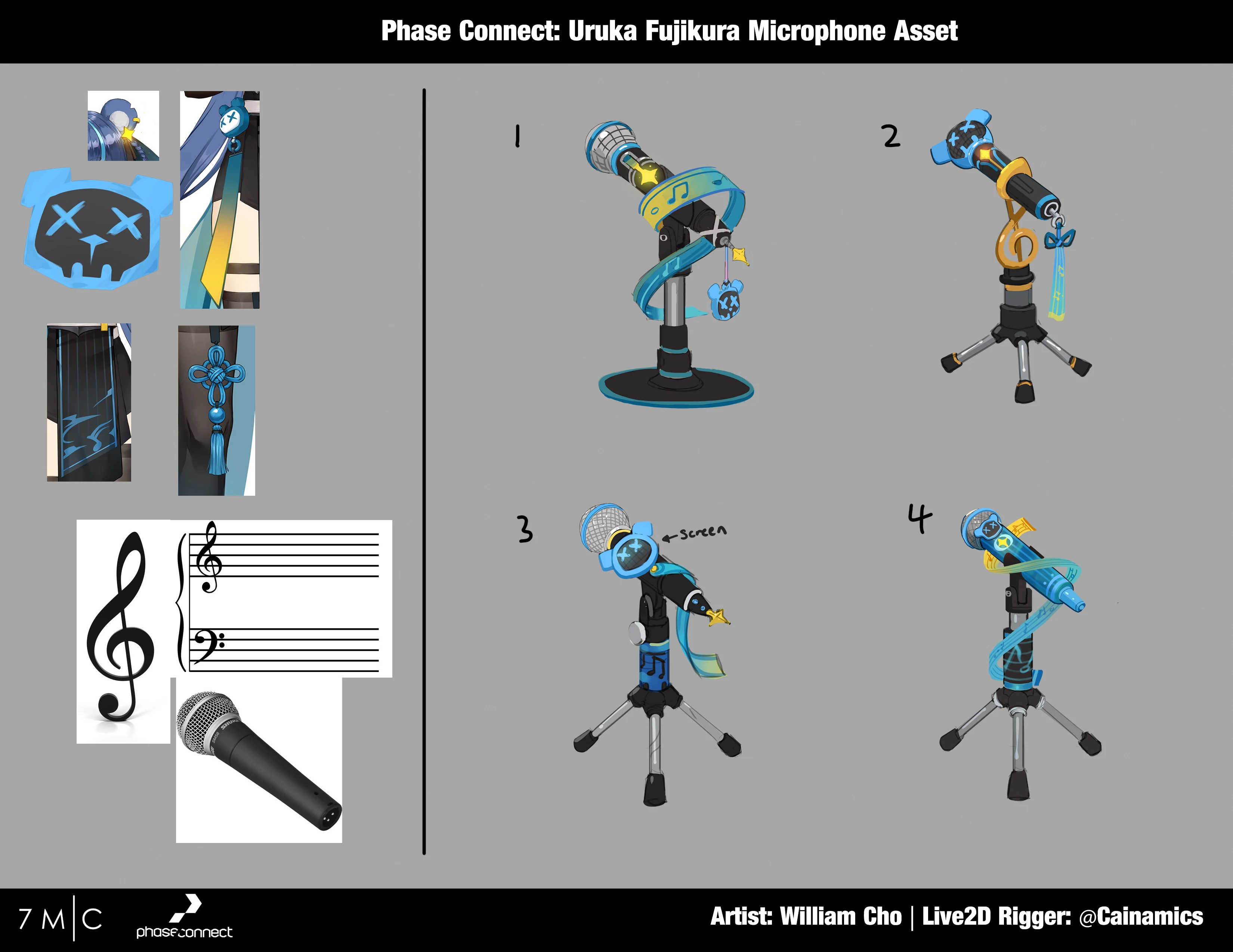 Microphone Asset Concept Illustrations by Just_Will