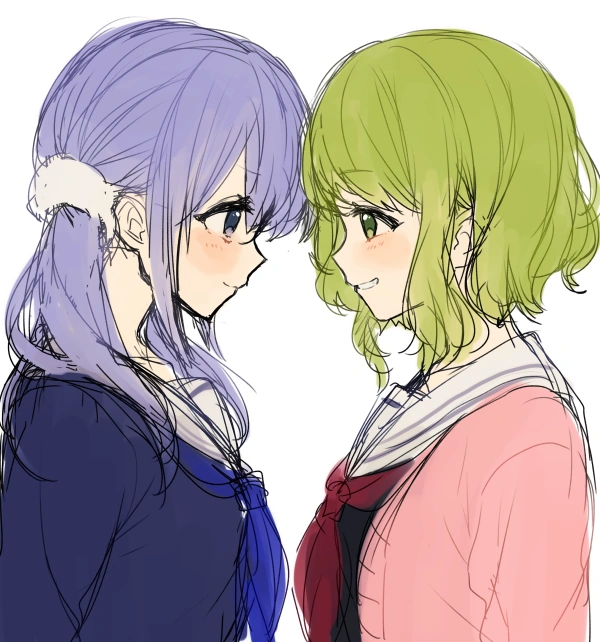 Yuki Chihiro and Morinaka Kazaki<br>by Yamabukiiro