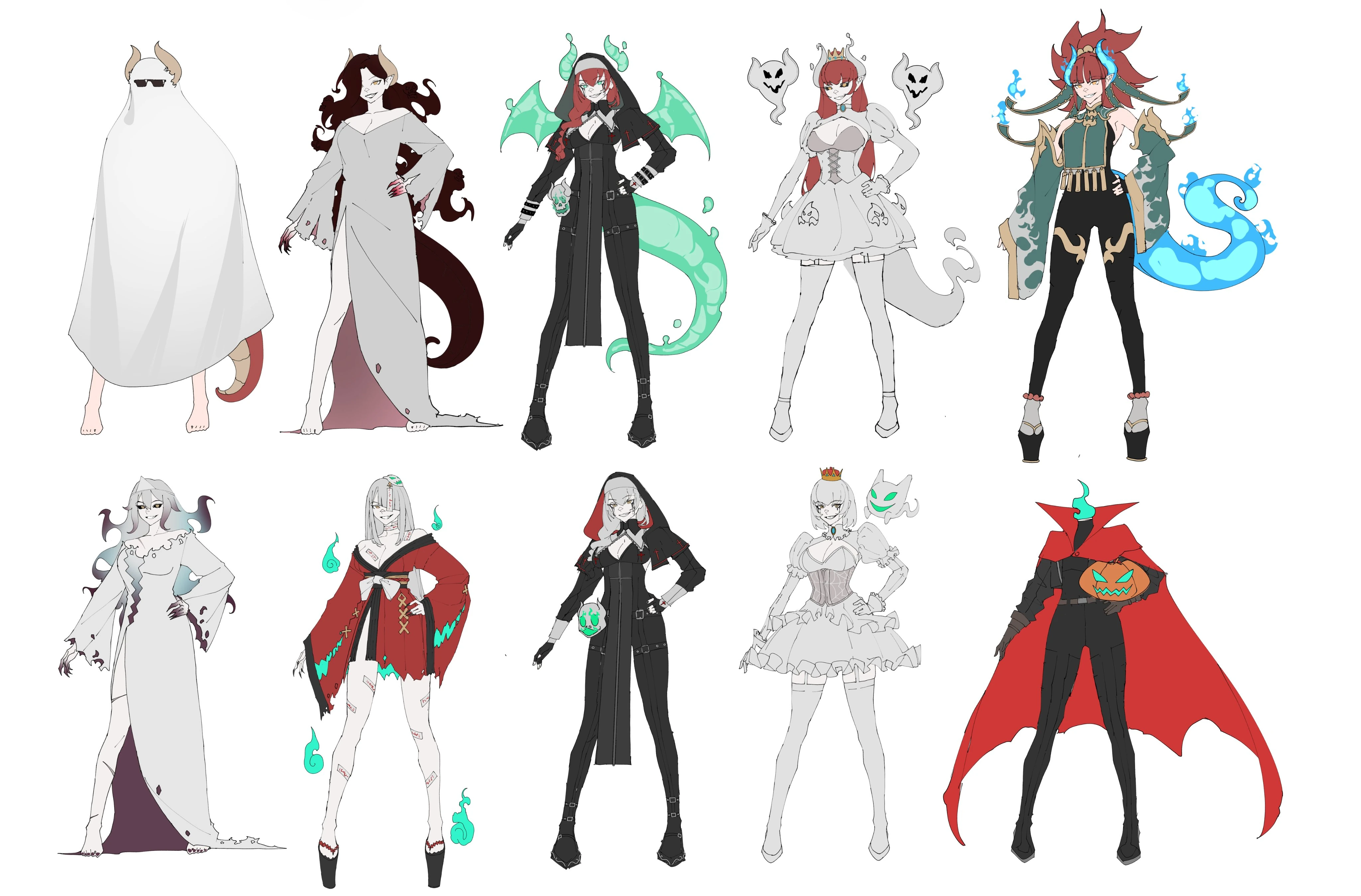 Halloween 2024 Scrapped Ideas by KuroiEnpitsu