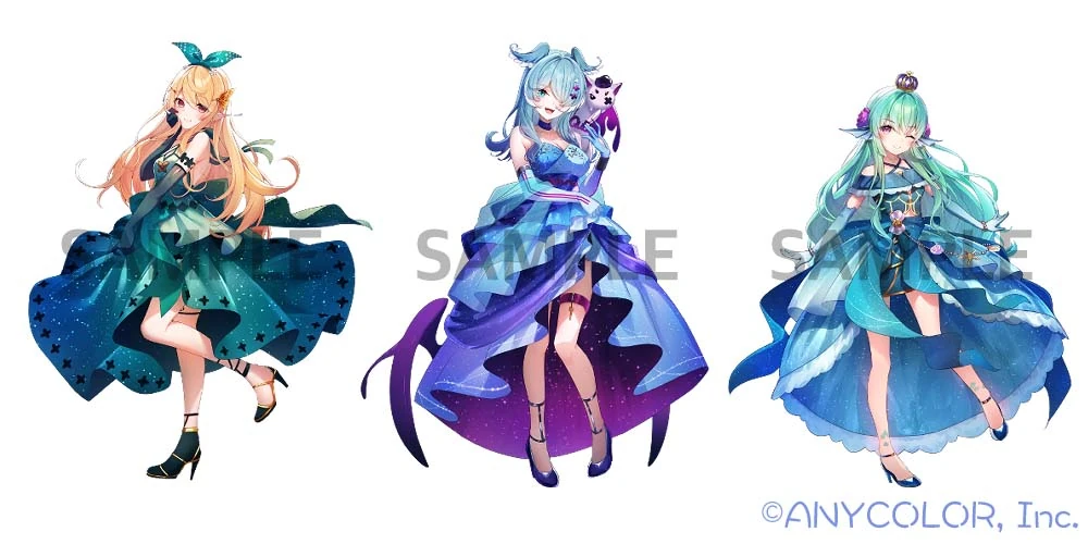 LazuLight 2nd Anniversary Goods illustration by Chihiro Ayaka