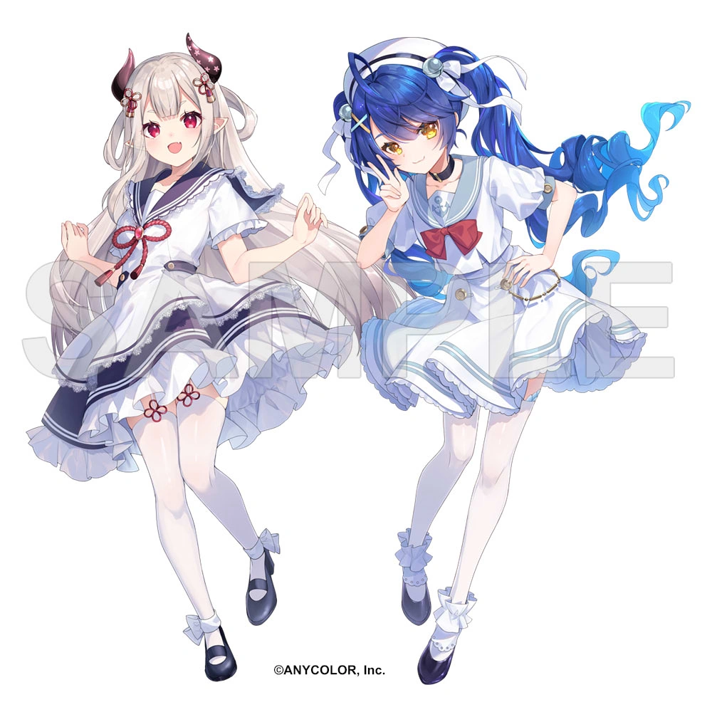 "Nijisanji Marine" Goods Illustration<br>by Bison Hamster