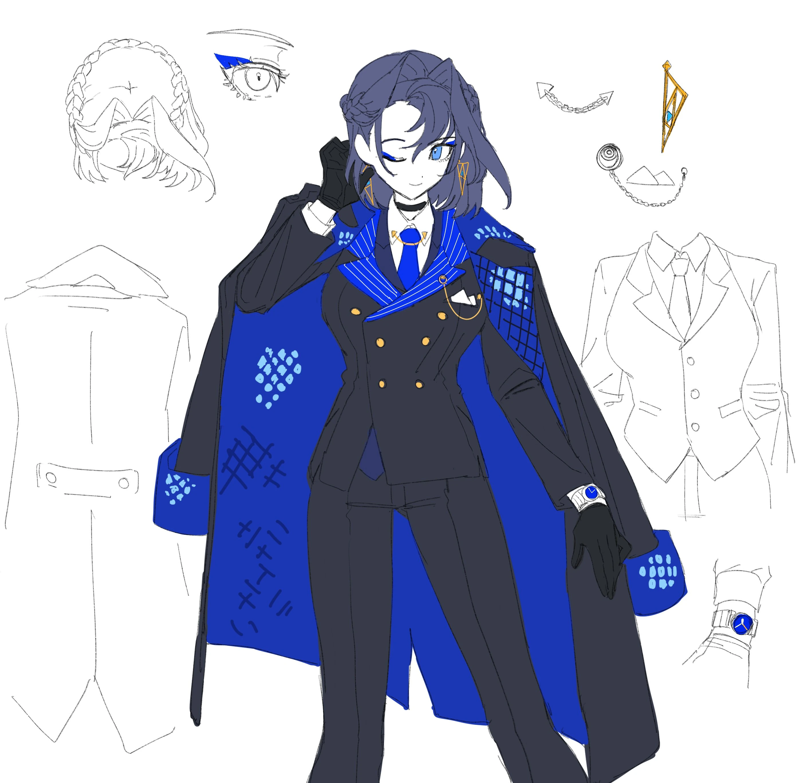Mafia cover costume design<br>by QUASARCAKE