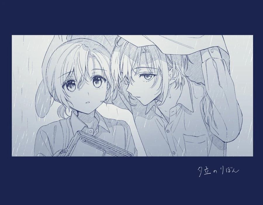 Suzuya Aki and Kenmochi Toya by Kuriyama