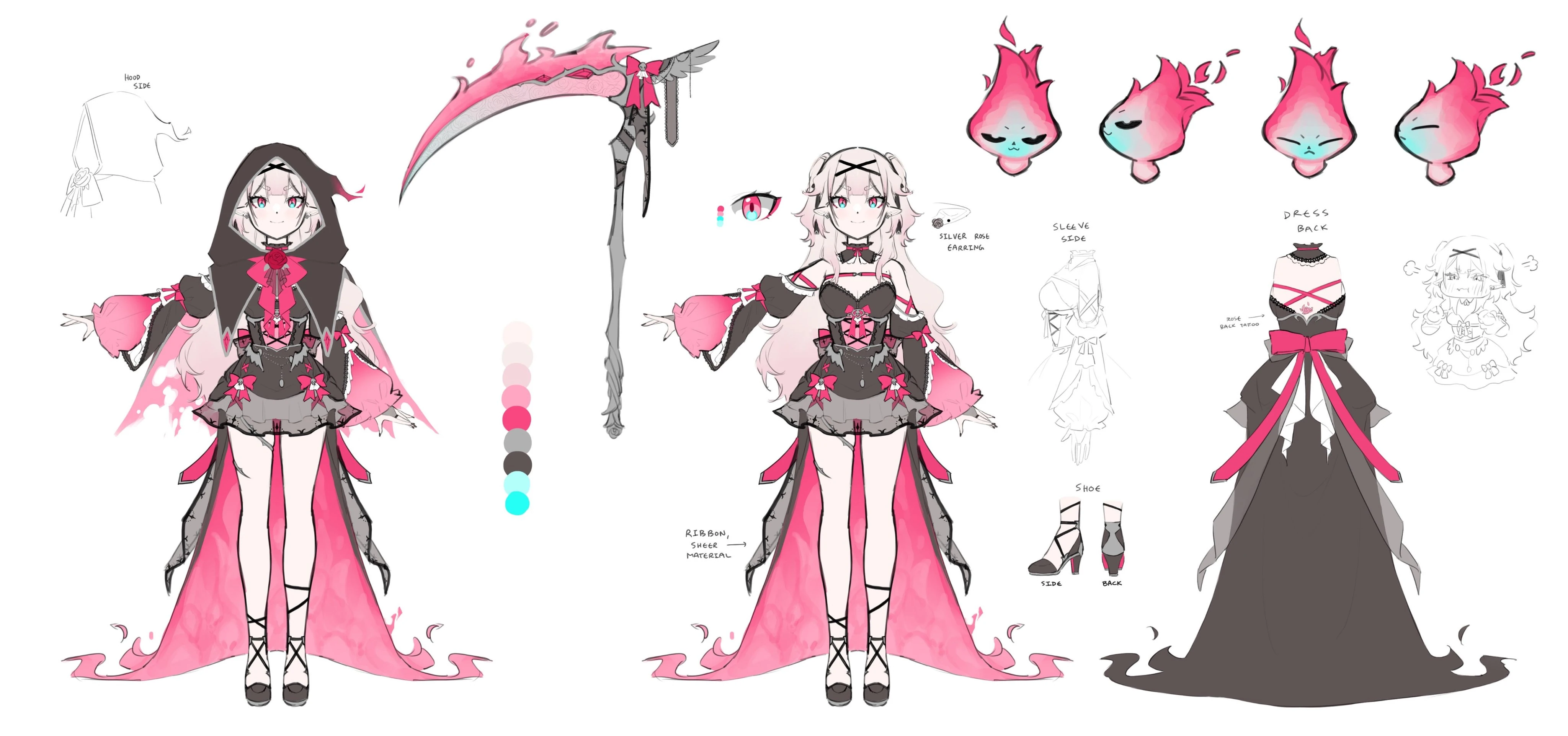 Tori Oriane Ferryman Outfit Reference Sheet