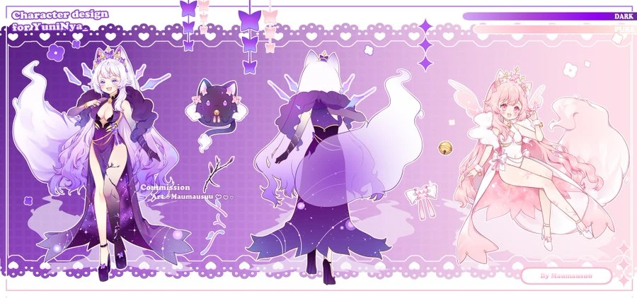 Goddess of Life: Cosmic Genie Model Character Design<br>by Maumausuu