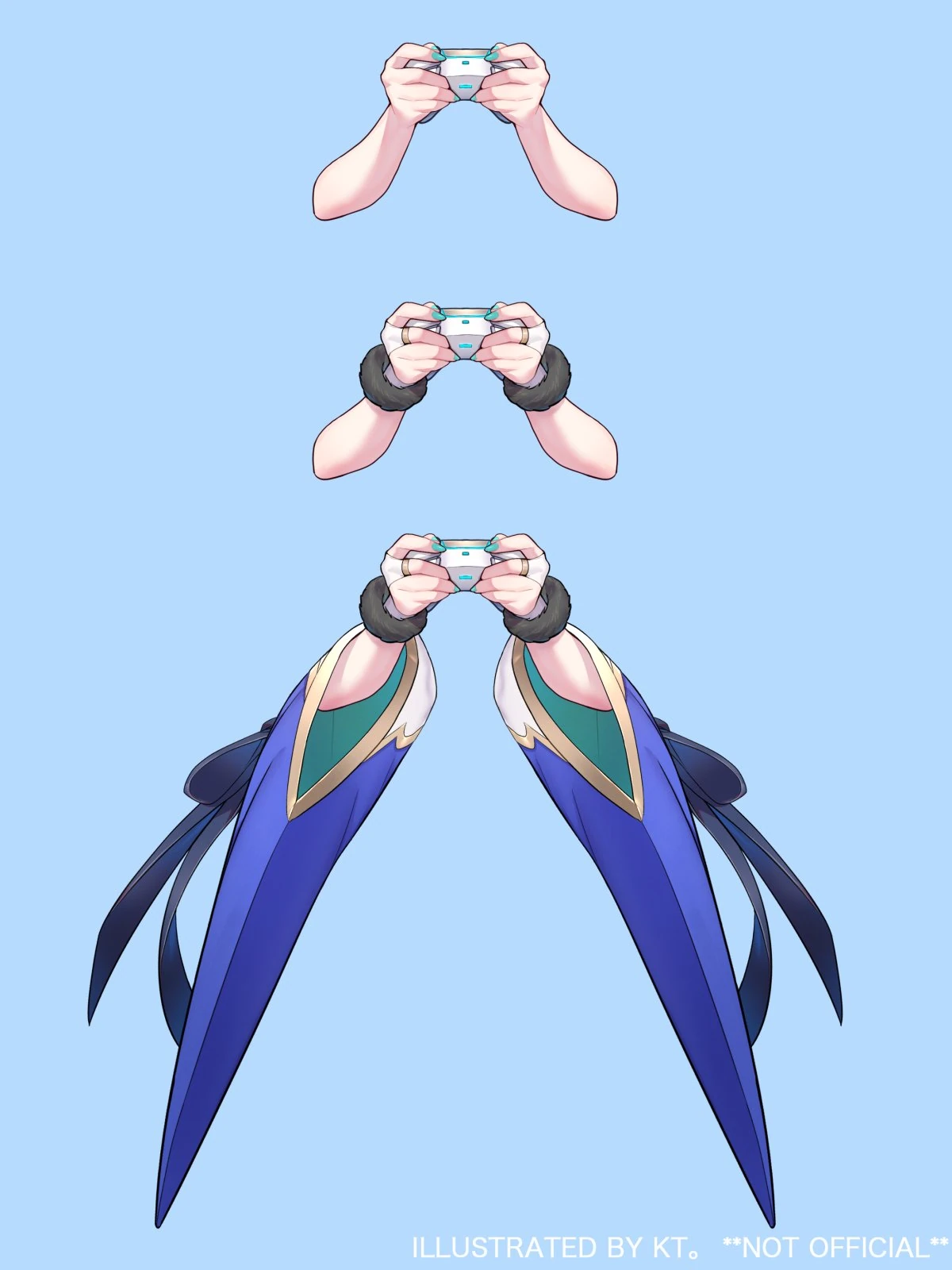 Game Controller Arms by KT