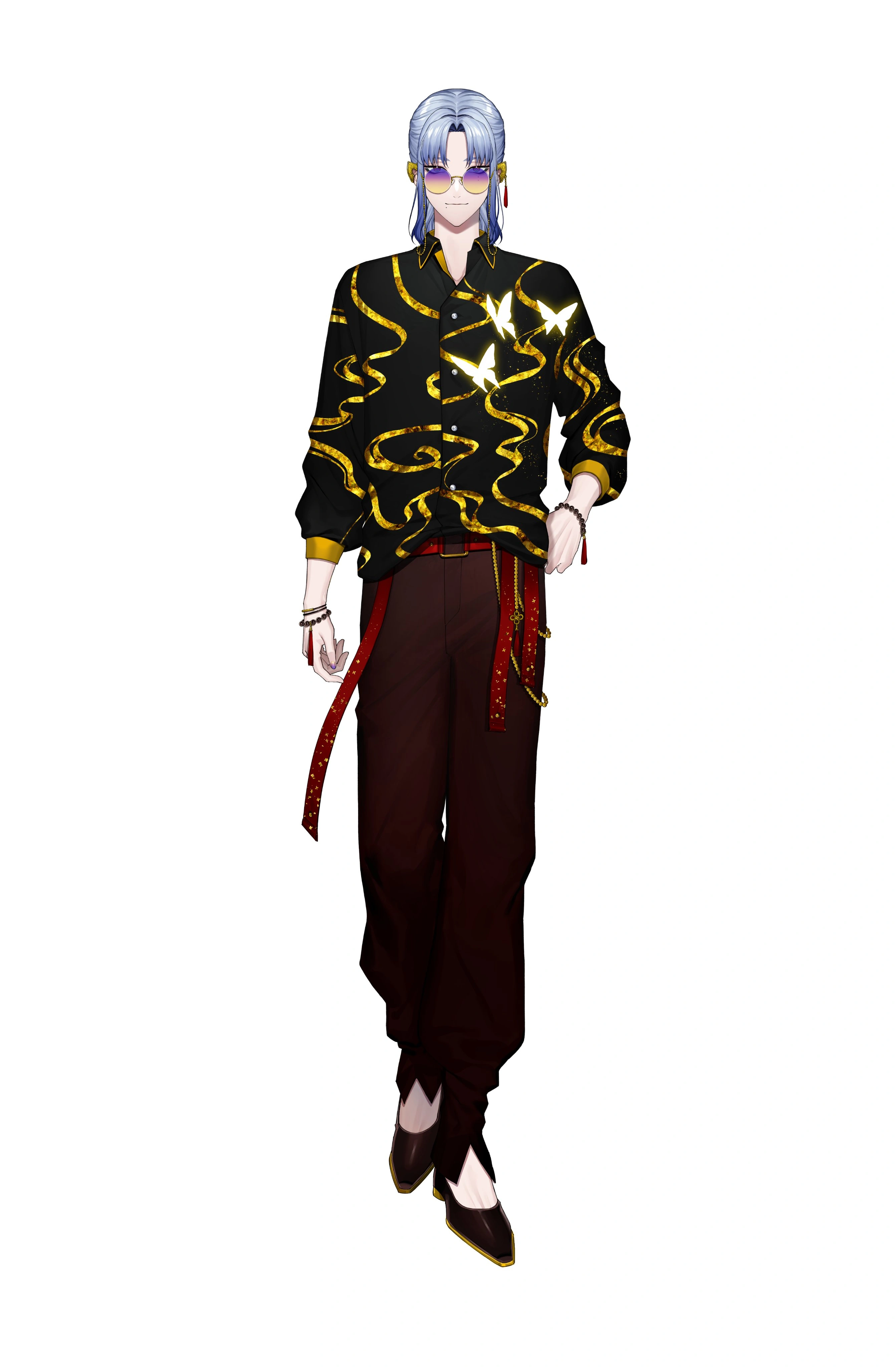 Patterned Shirt Outfit