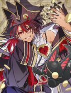 Pirate Model Illustration by Senzaki Makoto