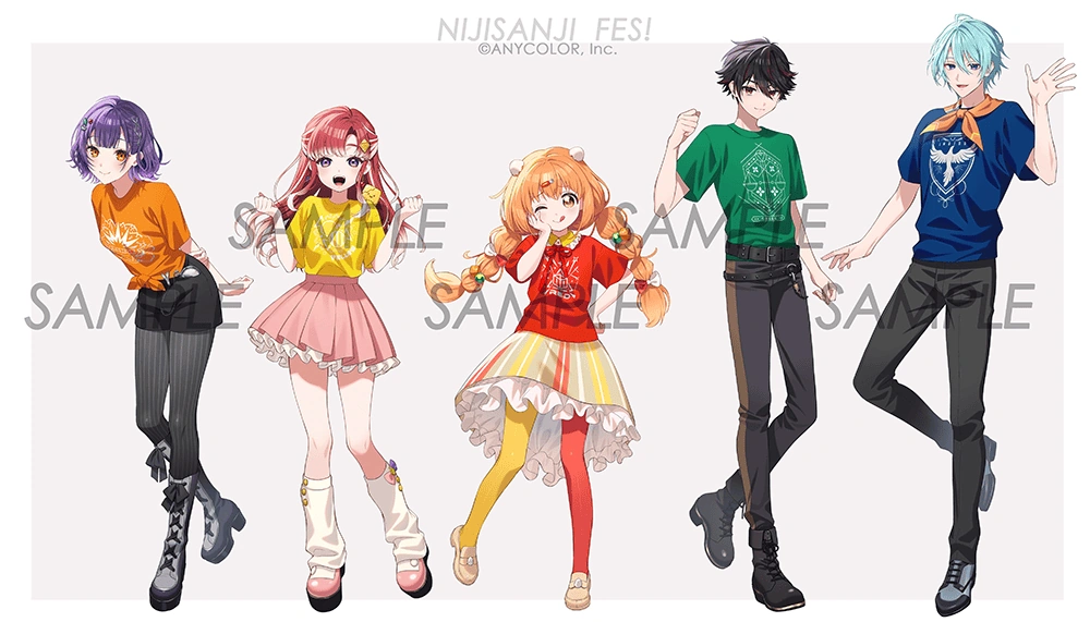Speciale NijiFes 2025 Class Tshirt Illustration <br>by Dolustoy