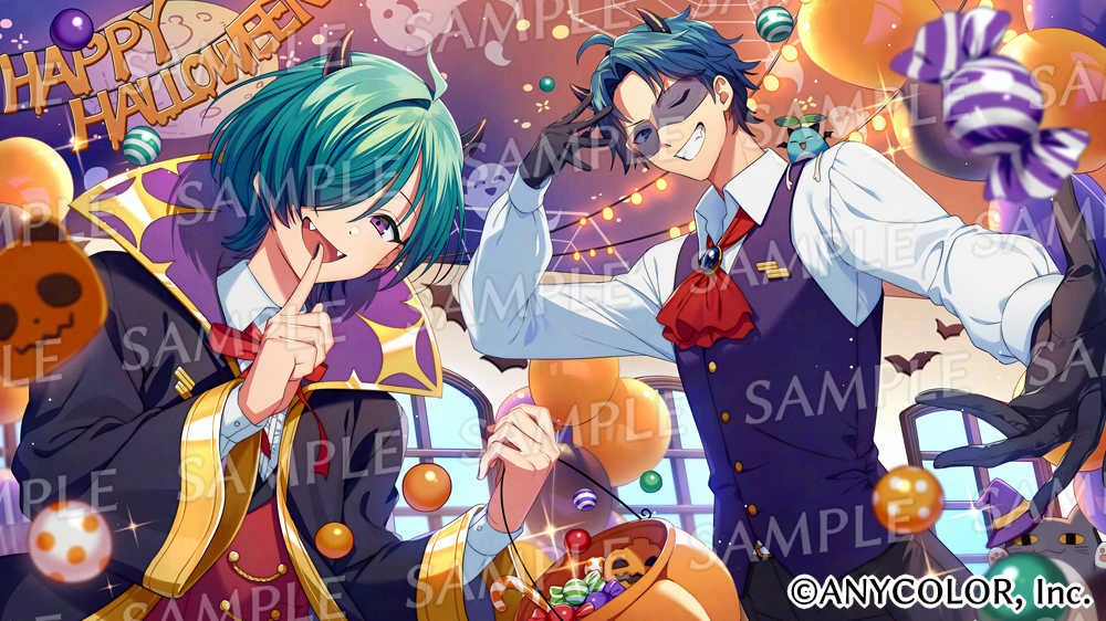 Nanajigen Seitokai October 2025 Youtube Membership Wallpaper<br>by Unabara Kairo