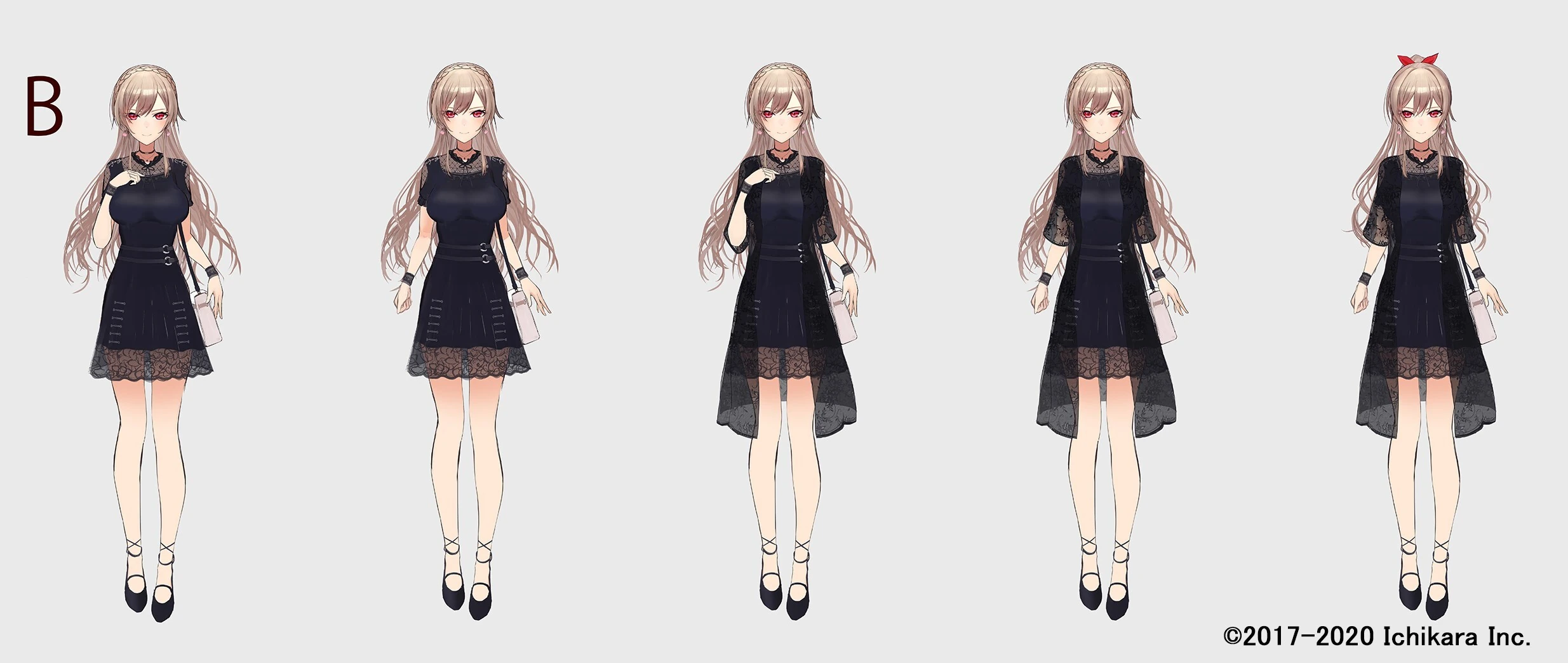 Summer Date Outfit Concept Illustrations