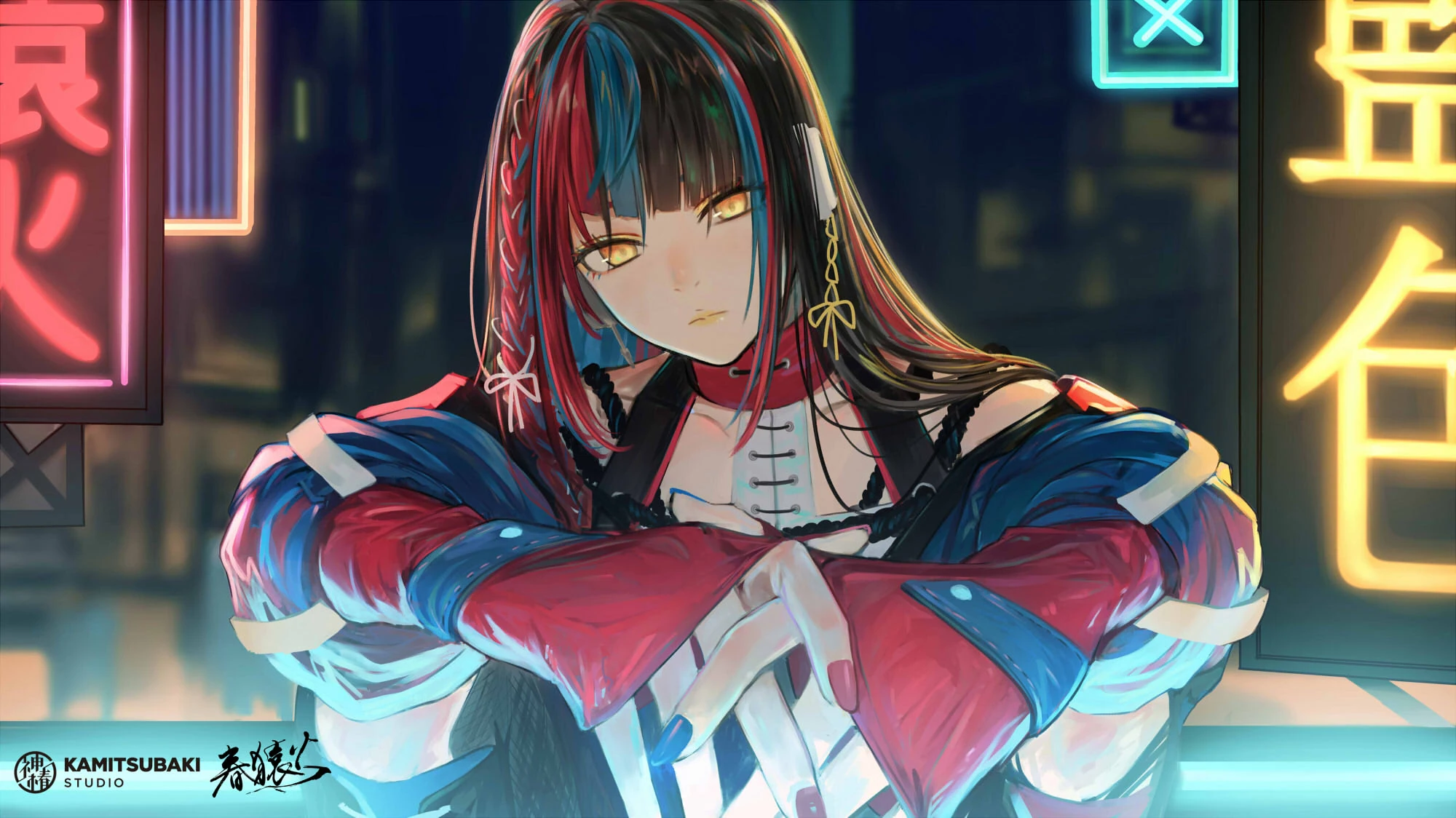 Taemanaku Aiiro Illustration<br>by Issiki